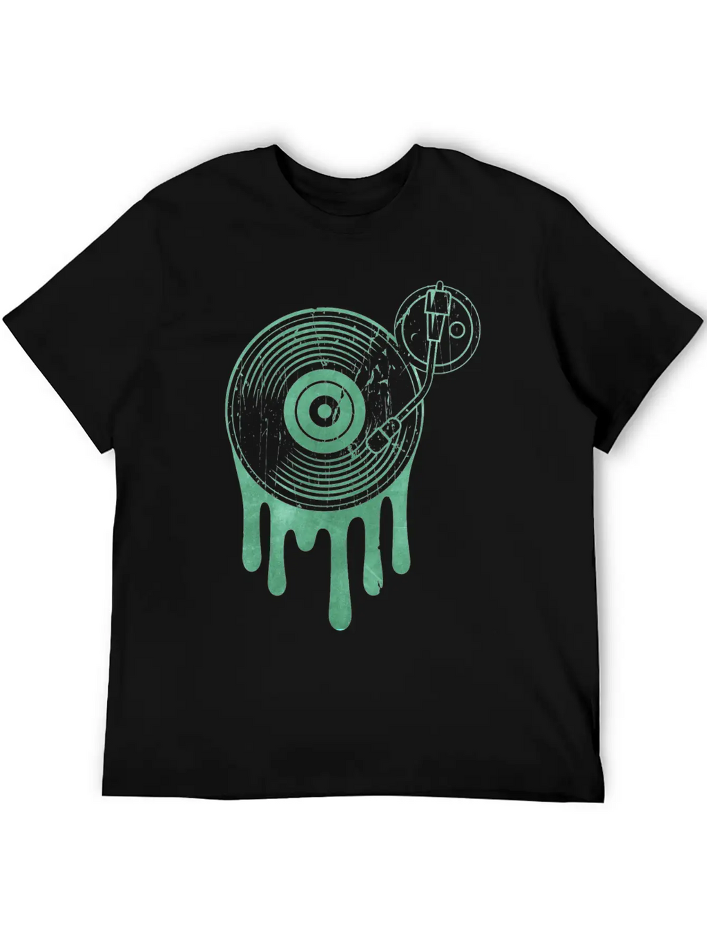 Vinyl Turntable Analog DJ Record Unisex Casual T-Shirt – Clean Design For Daily Comfort