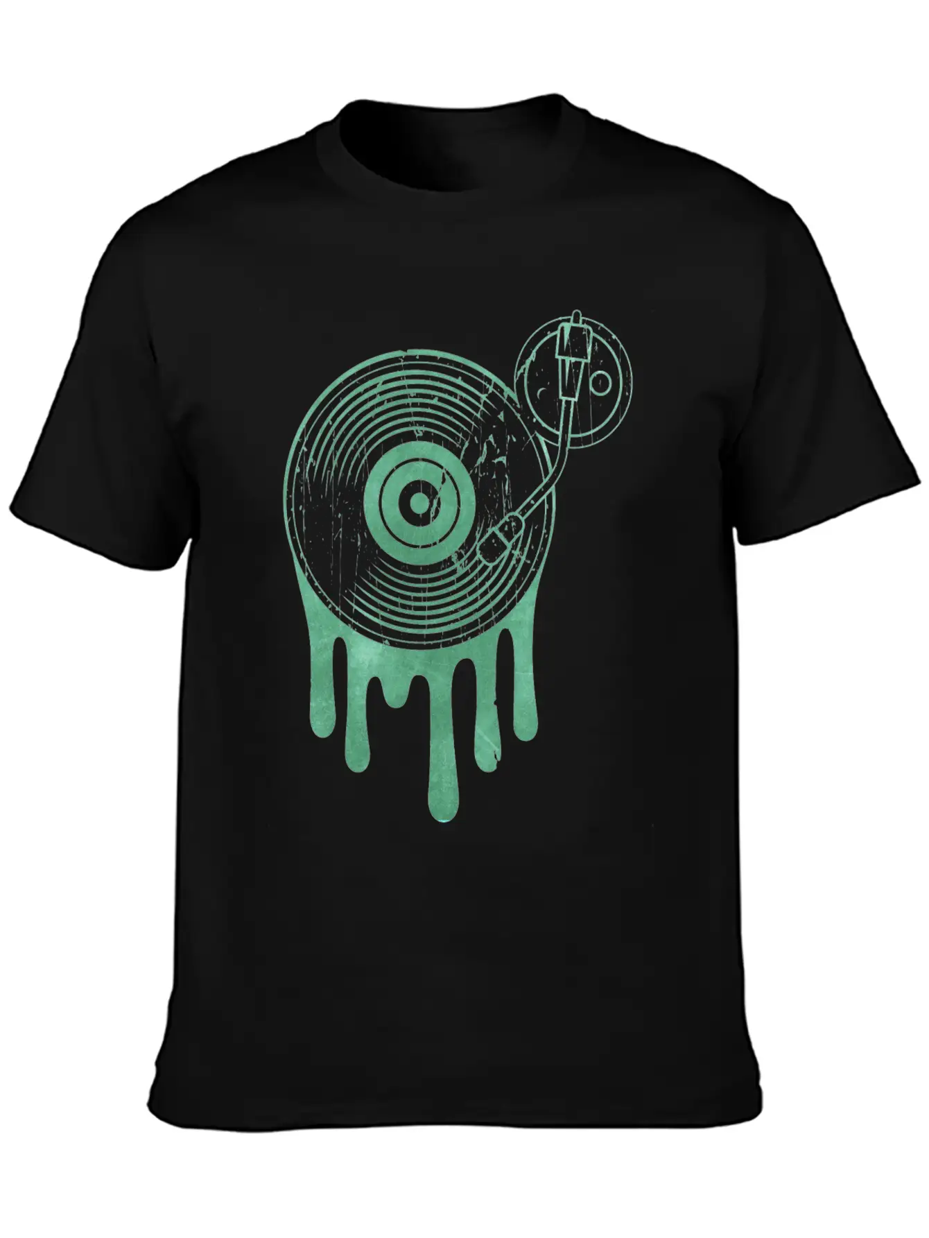 Vinyl Turntable Analog DJ Record Unisex Casual T-Shirt – Clean Design For Daily Comfort