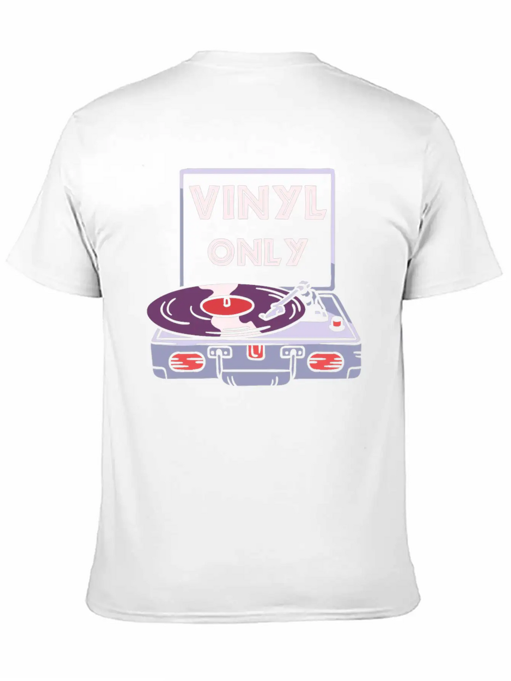 Vinyl Turntable Music DJ Record Unisex Casual T-Shirt – Clean Design For Daily Comfort