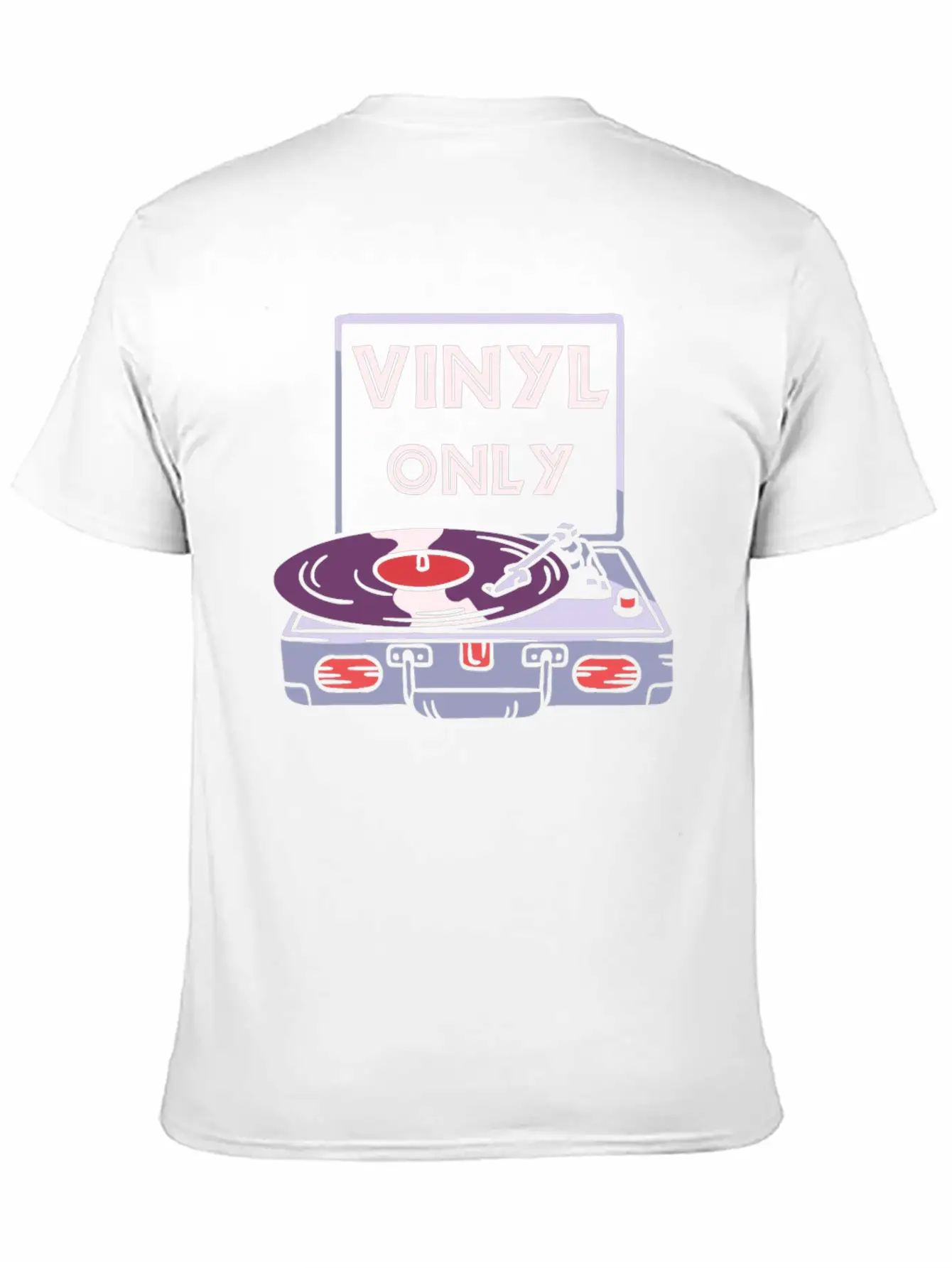 Vinyl Turntable Music DJ Record Unisex Casual T-Shirt – Clean Design For Daily Comfort