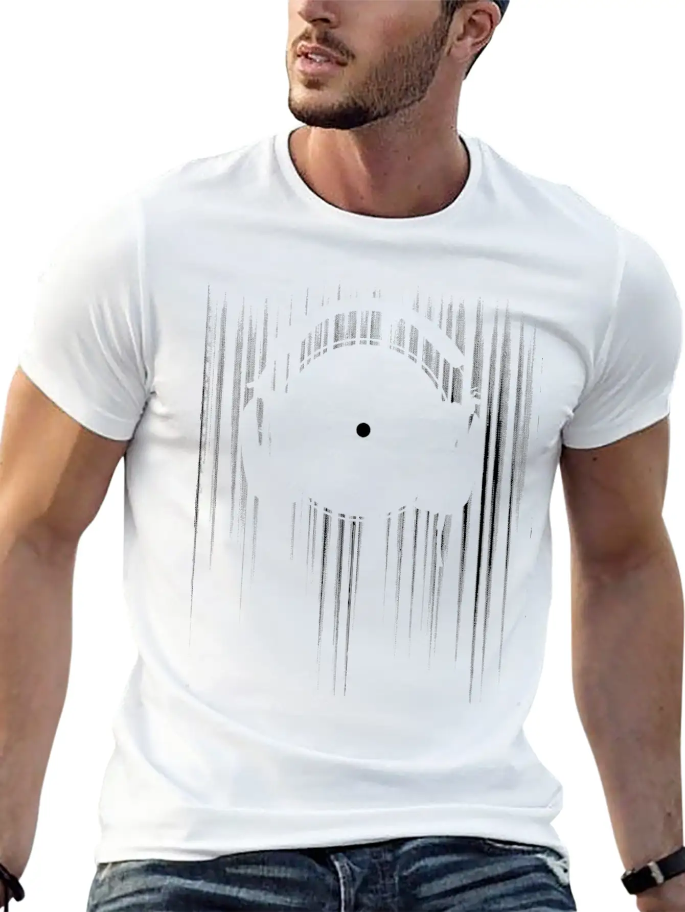 Vinyl Unisex Casual T-Shirt – Clean Design For Daily Comfort
