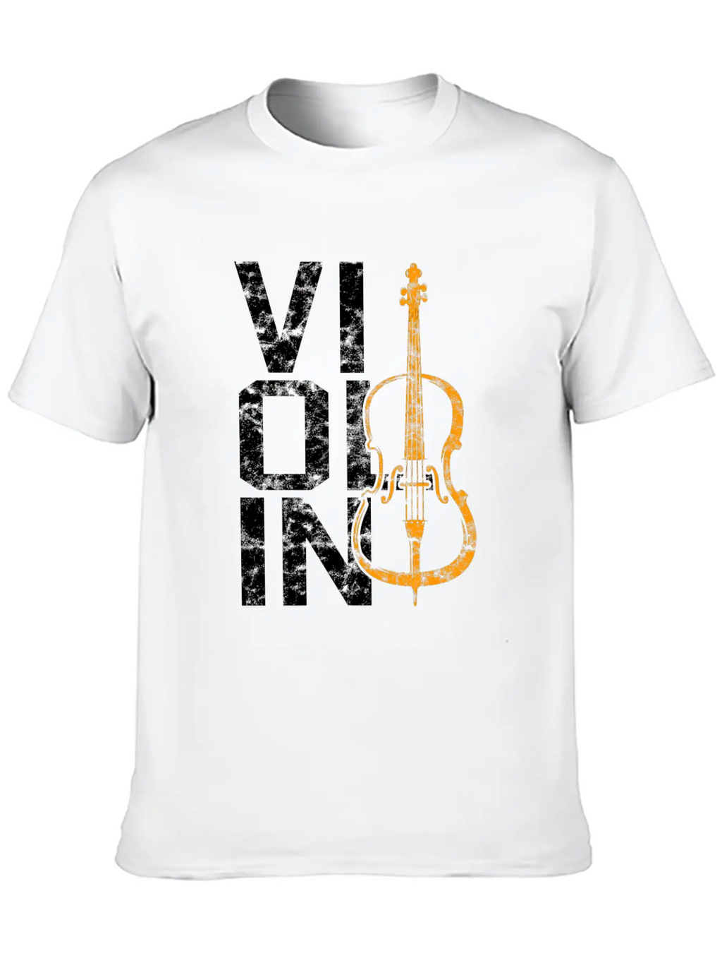 Violin Breathable Soft Cotton T-Shirt – Timeless Casual Look