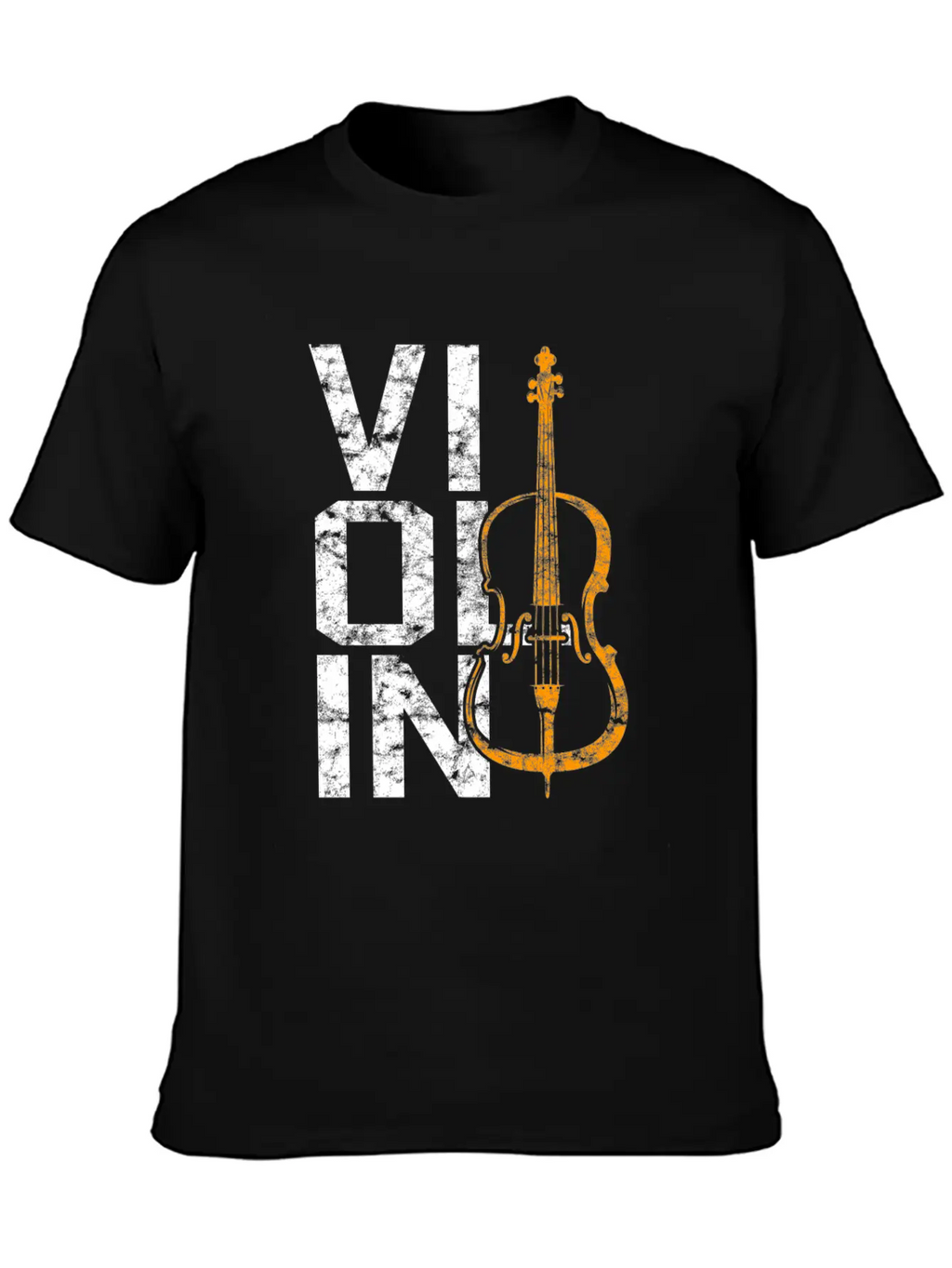Violin Breathable Soft Cotton T-Shirt – Timeless Casual Look