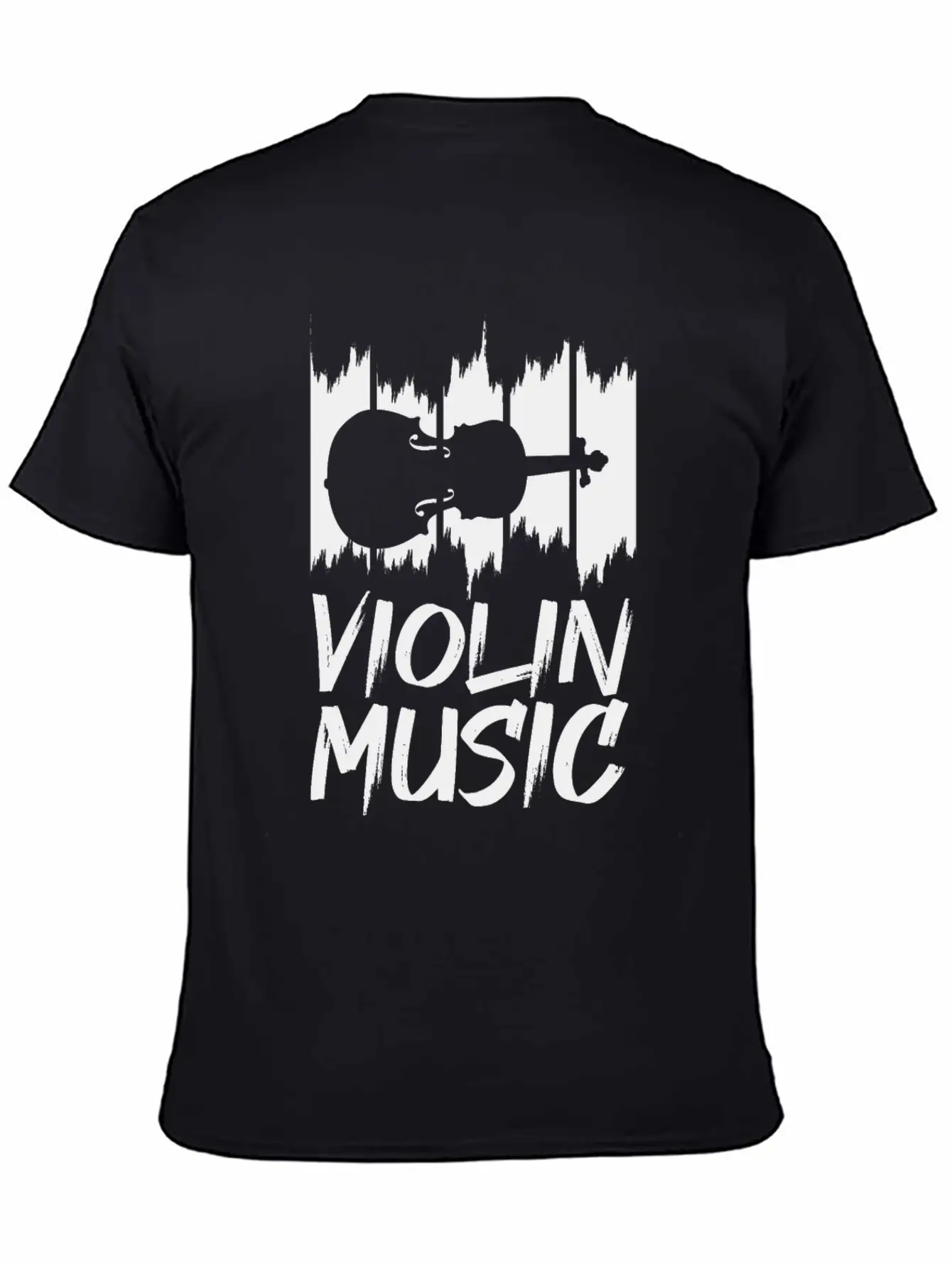 Violin Music Breathable Soft Cotton T-Shirt – Timeless Casual Look