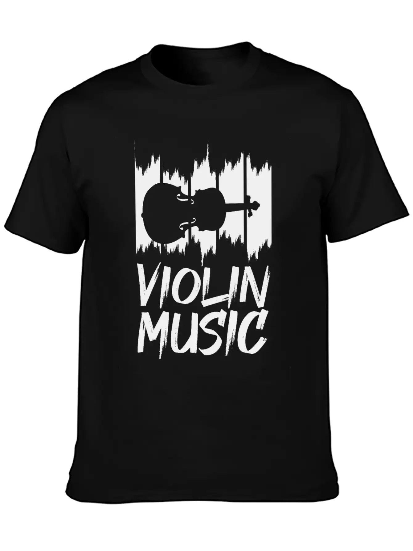 Violin Music Breathable Soft Cotton T-Shirt – Timeless Casual Look