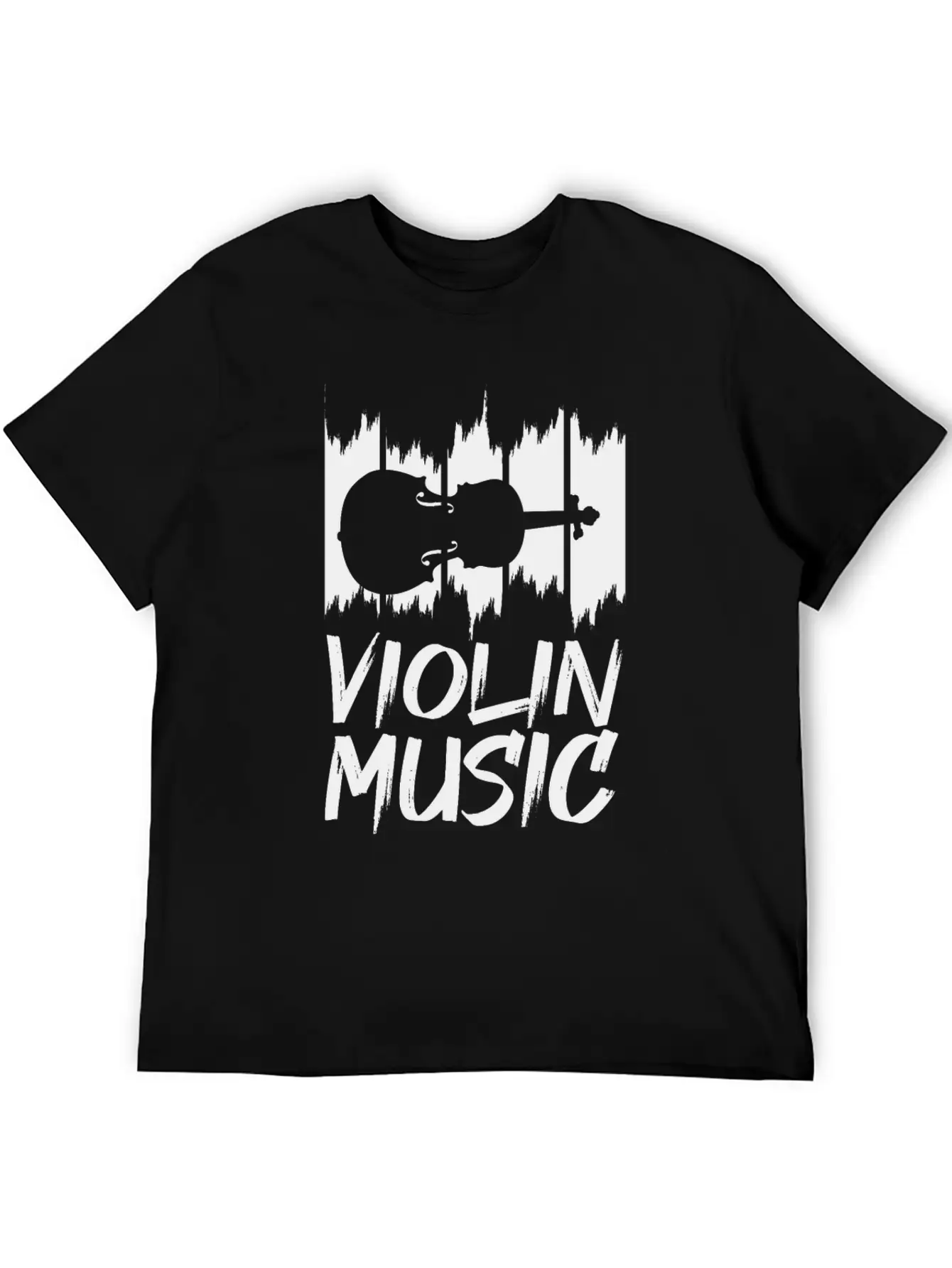 Violin Music Breathable Soft Cotton T-Shirt – Timeless Casual Look