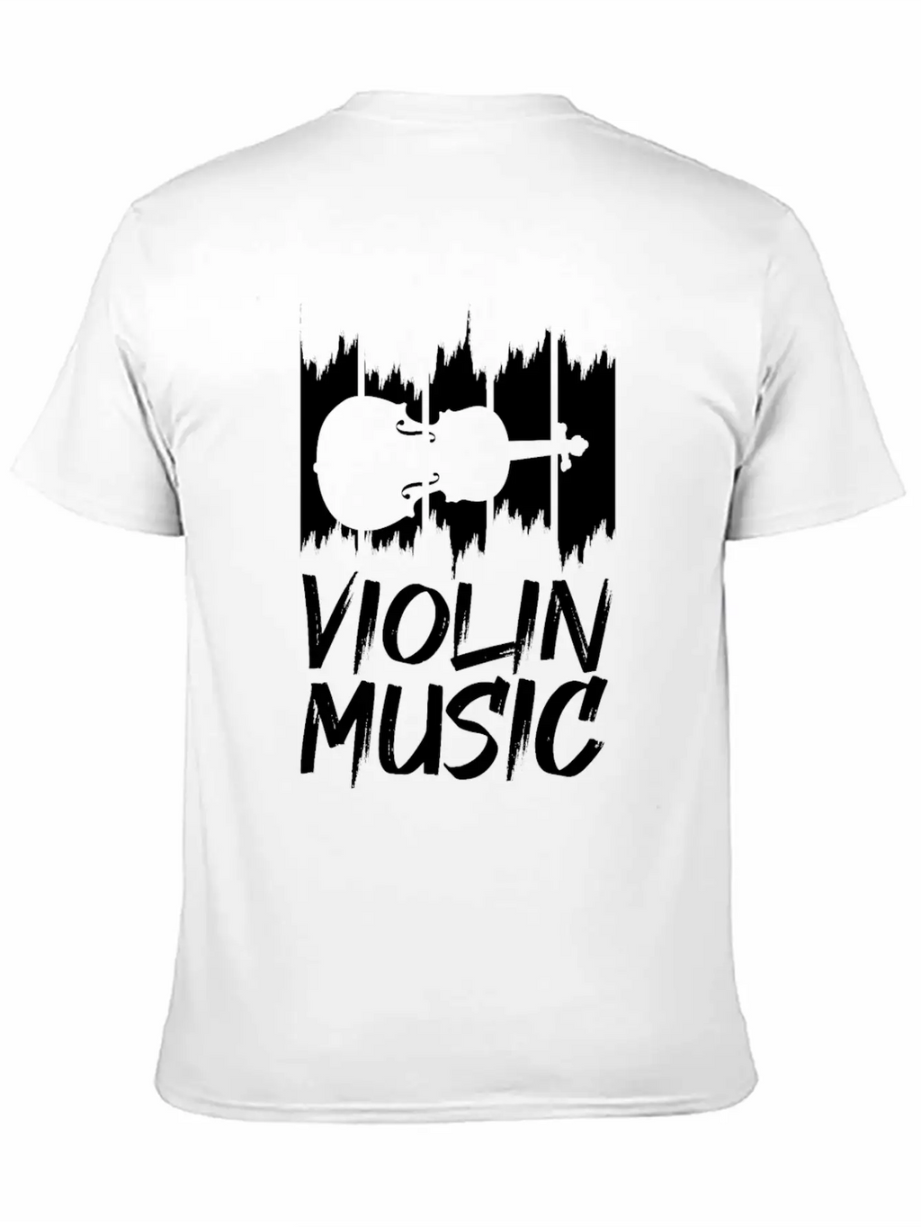 Violin Music Breathable Soft Cotton T-Shirt – Timeless Casual Look