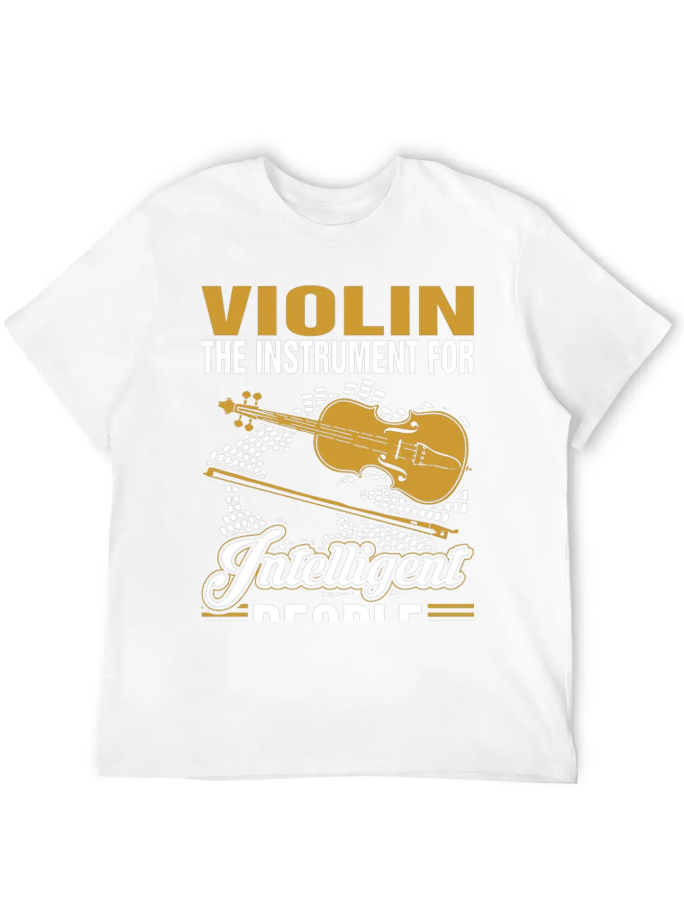 Violin The Instrument For Intelligent People Essential Cotton Tee For Daily Outfits – Unisex Style