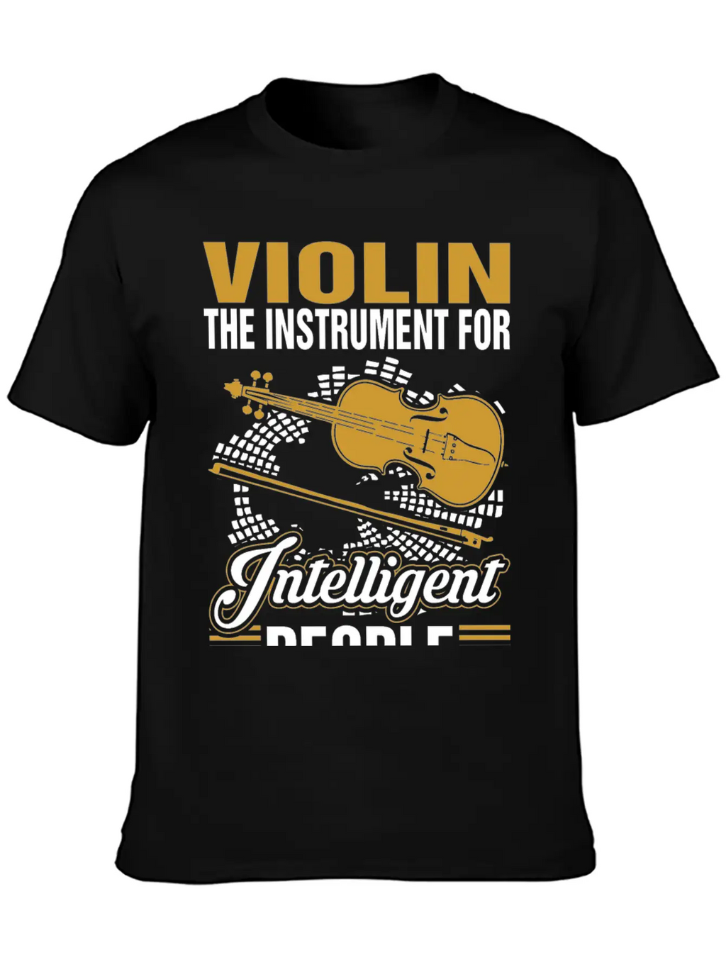 Violin The Instrument For Intelligent People Essential Cotton Tee For Daily Outfits – Unisex Style