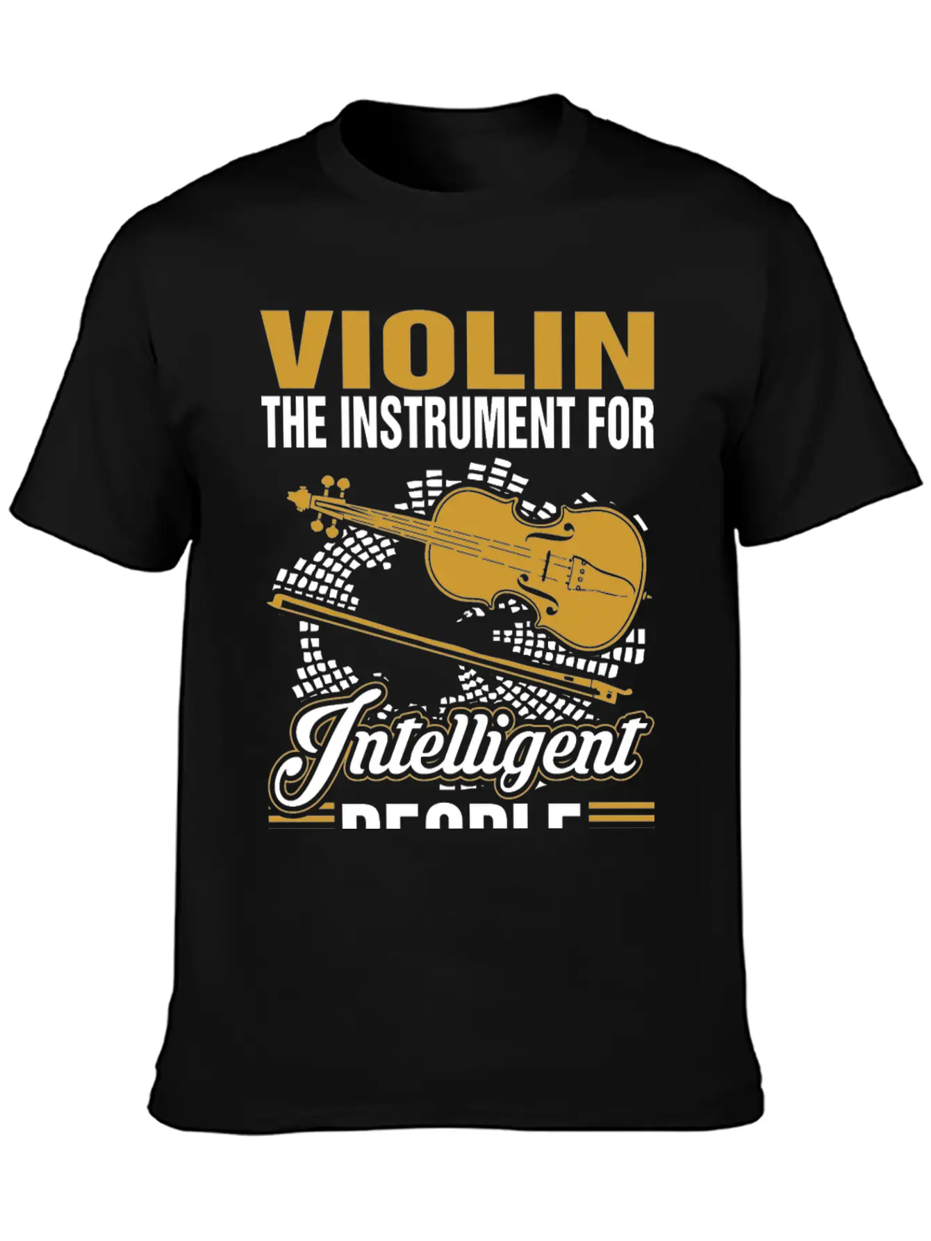 Violin The Instrument For Intelligent People Essential Cotton Tee For Daily Outfits – Unisex Style