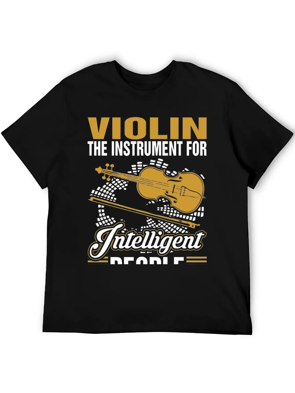 Violin The Instrument For Intelligent People Essential Cotton Tee For Daily Outfits – Unisex Style