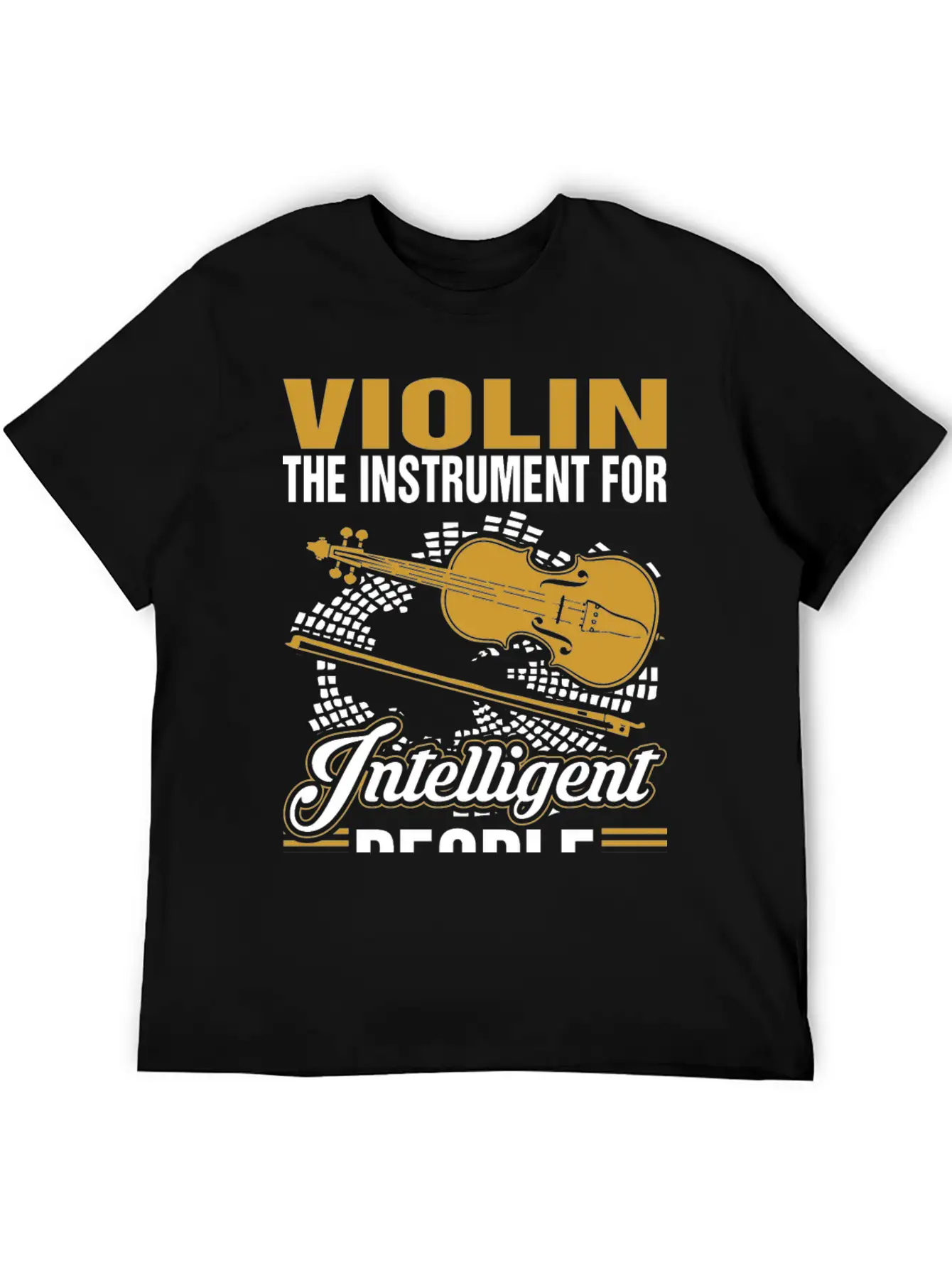 Violin The Instrument For Intelligent People Essential Cotton Tee For Daily Outfits – Unisex Style