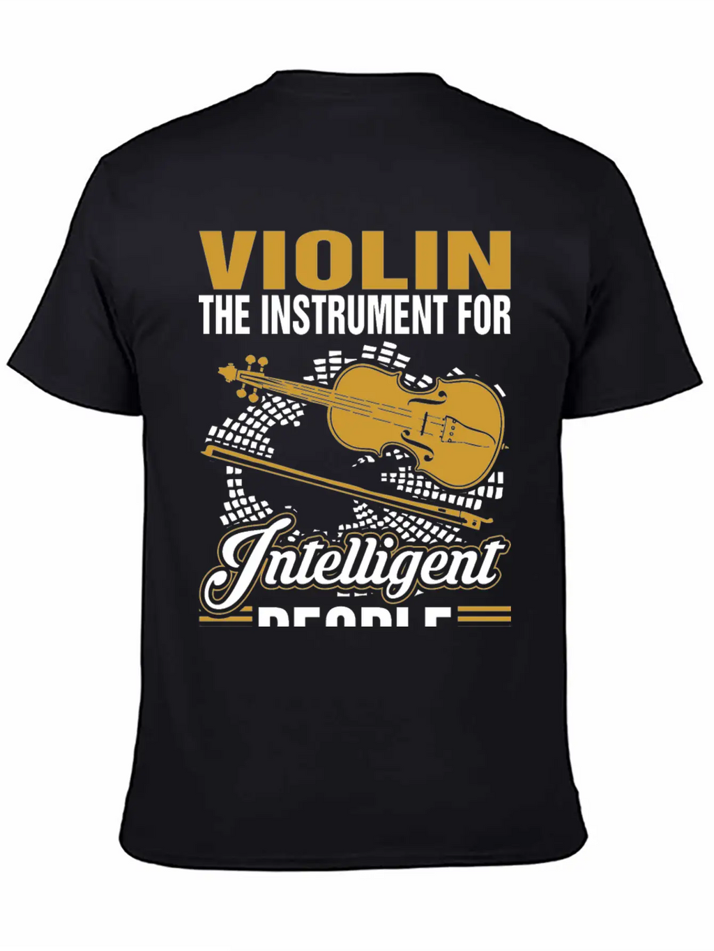 Violin The Instrument For Intelligent People Essential Cotton Tee For Daily Outfits – Unisex Style