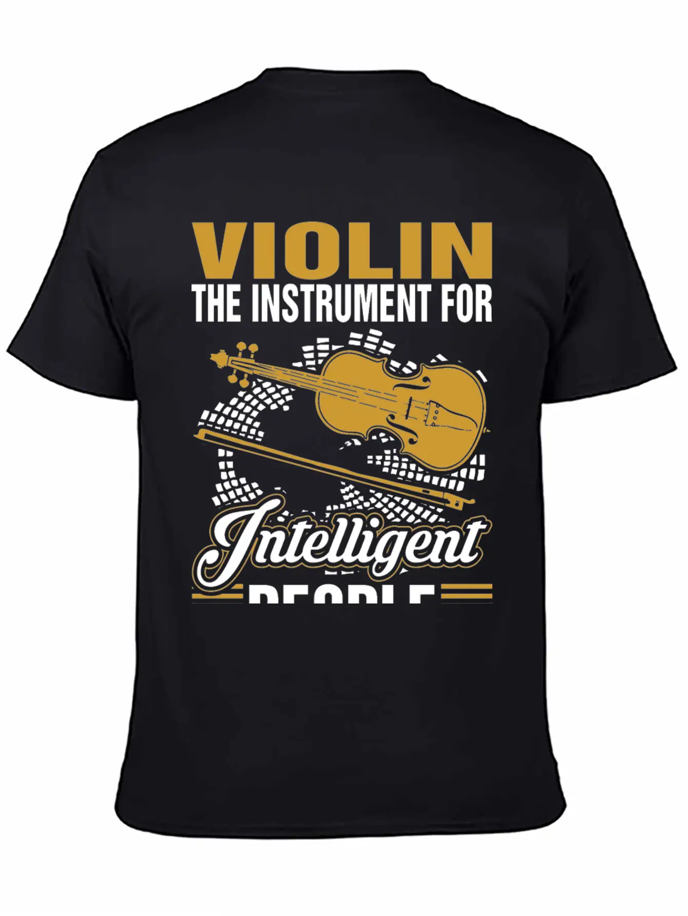 Violin The Instrument For Intelligent People Essential Cotton Tee For Daily Outfits – Unisex Style