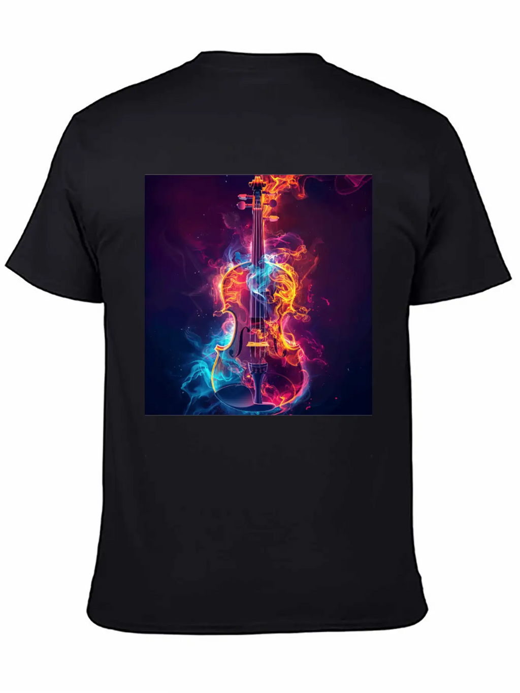 Violin Unisex Casual T-Shirt – Clean Design For Daily Comfort