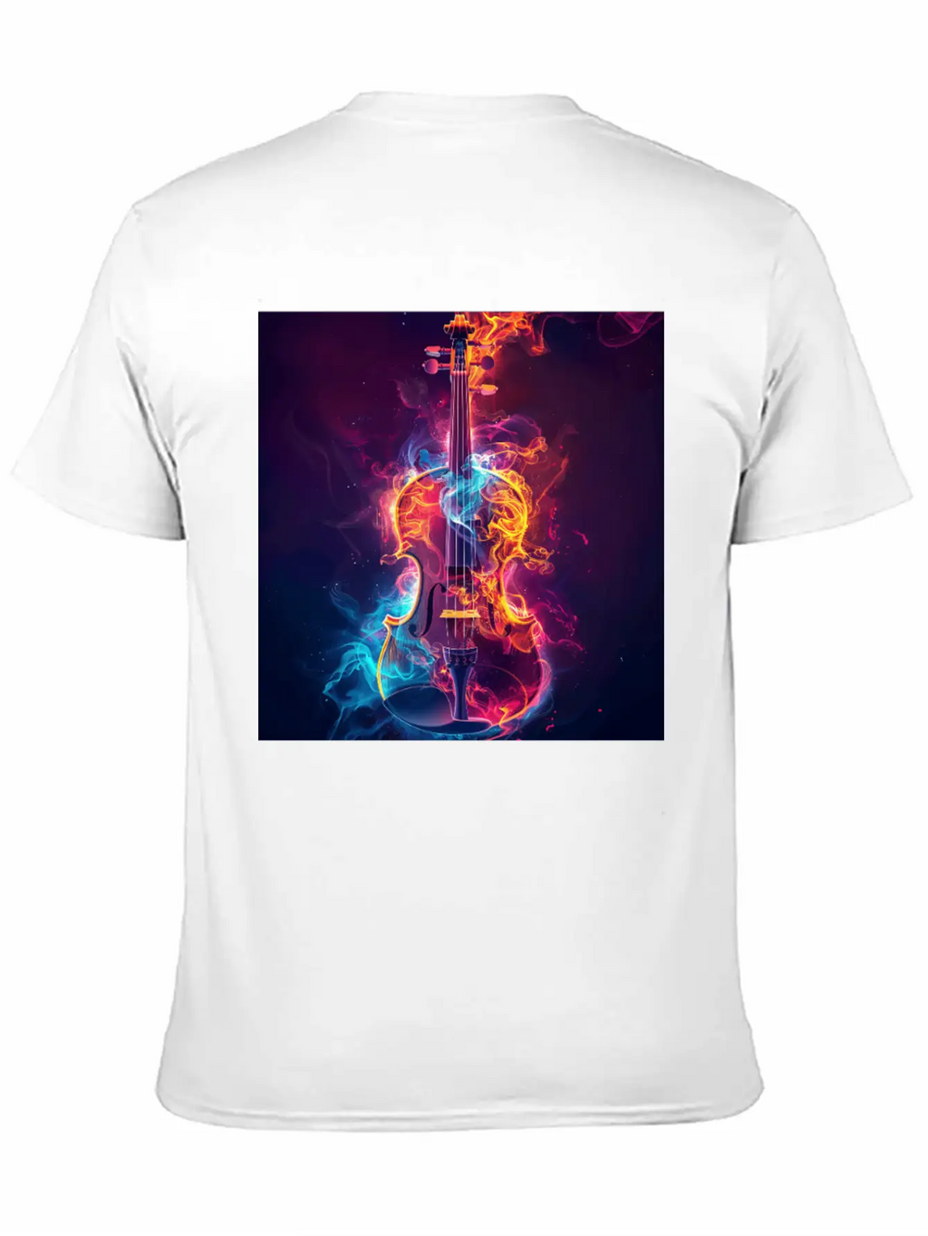 Violin Unisex Casual T-Shirt – Clean Design For Daily Comfort