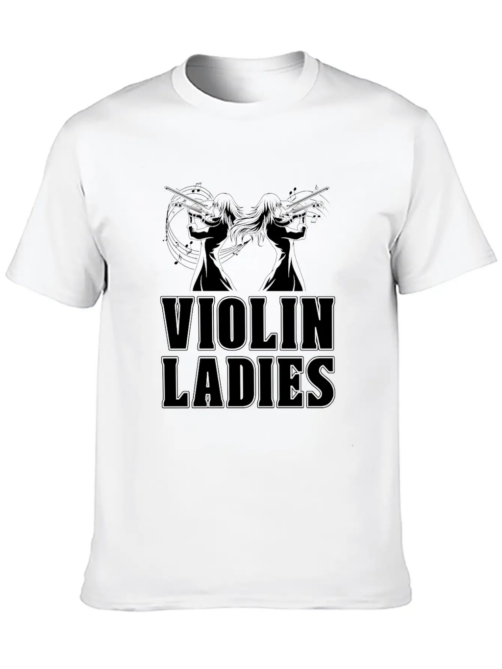Violin Violinist Ladies Unisex Casual T-Shirt – Clean Design For Daily Comfort