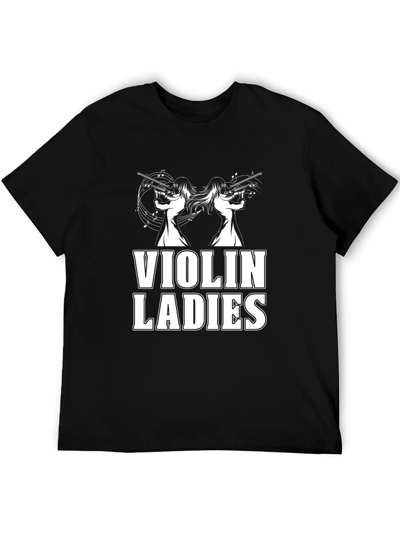 Violin Violinist Ladies Unisex Casual T-Shirt – Clean Design For Daily Comfort