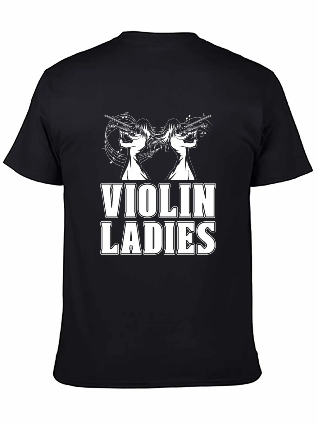 Violin Violinist Ladies Unisex Casual T-Shirt – Clean Design For Daily Comfort