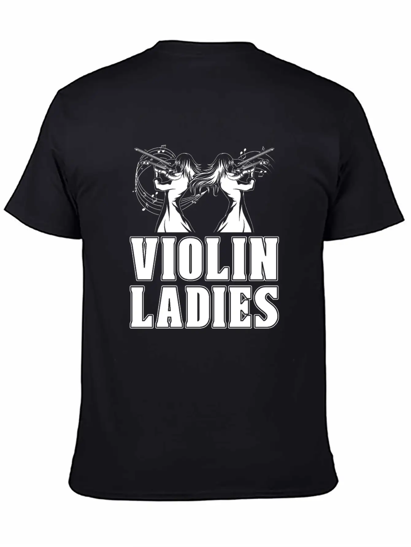 Violin Violinist Ladies Unisex Casual T-Shirt – Clean Design For Daily Comfort