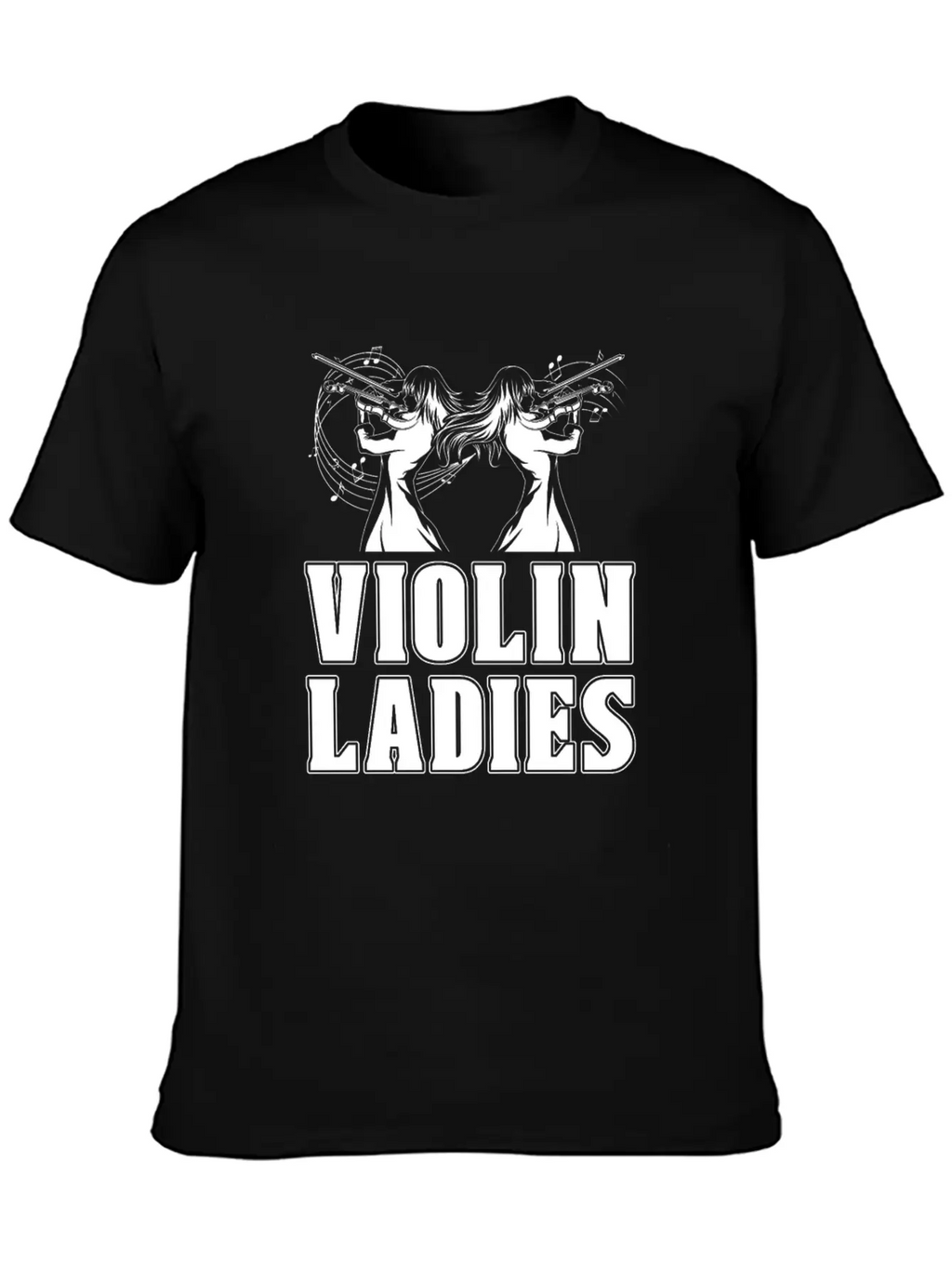 Violin Violinist Ladies Unisex Casual T-Shirt – Clean Design For Daily Comfort
