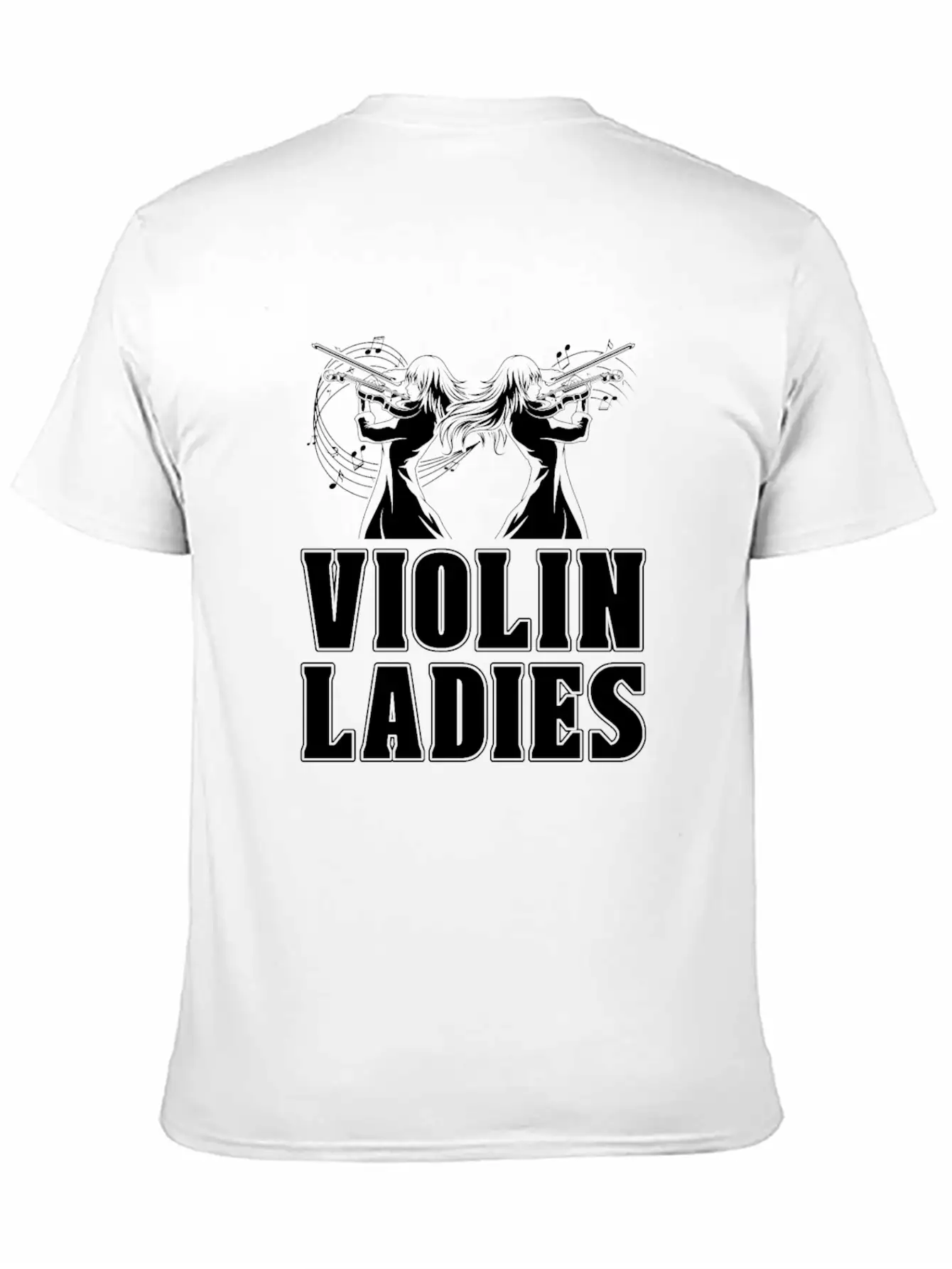 Violin Violinist Ladies Unisex Casual T-Shirt – Clean Design For Daily Comfort