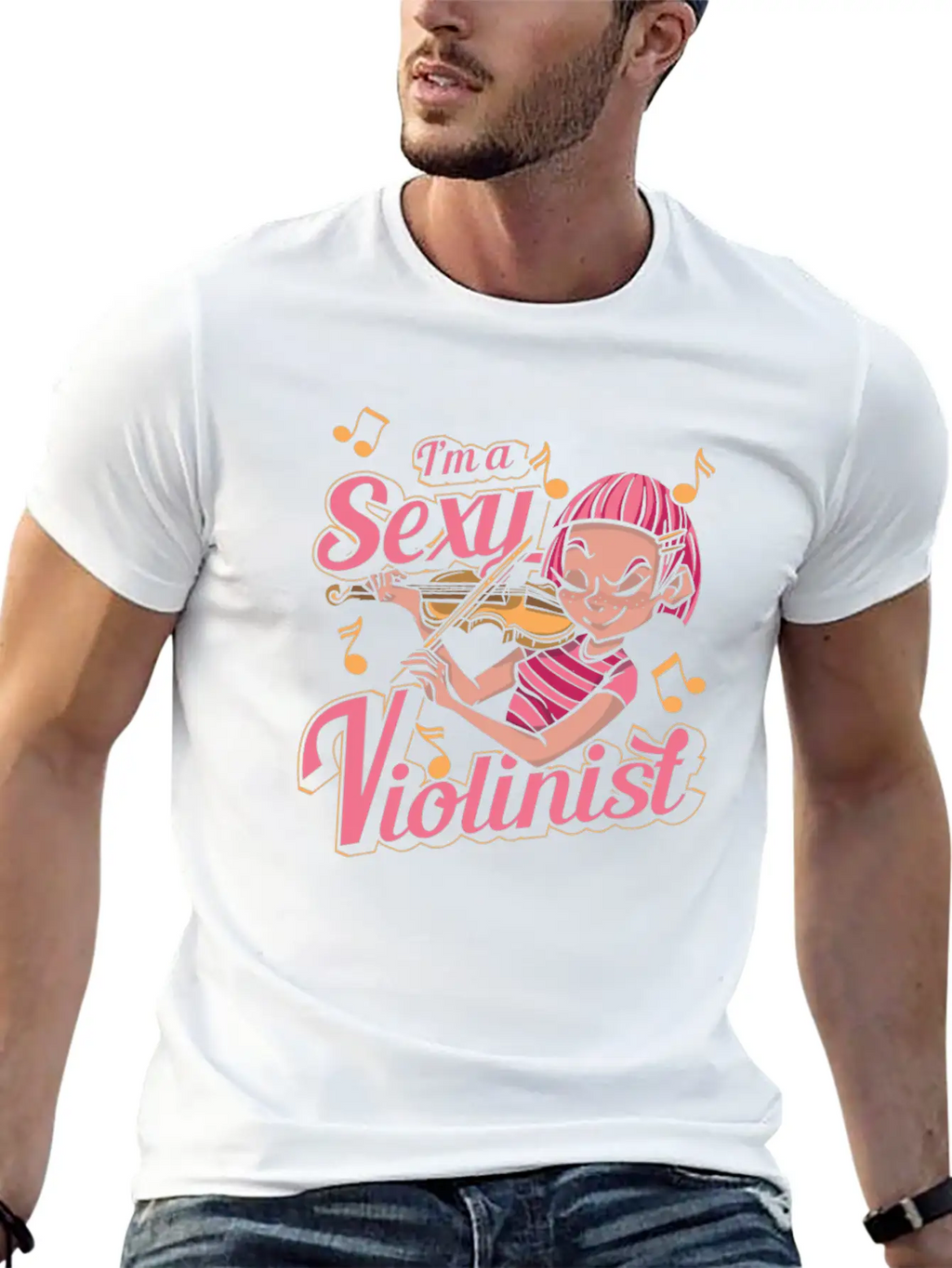 Violin Violinist Unisex Casual T-Shirt – Clean Design For Daily Comfort