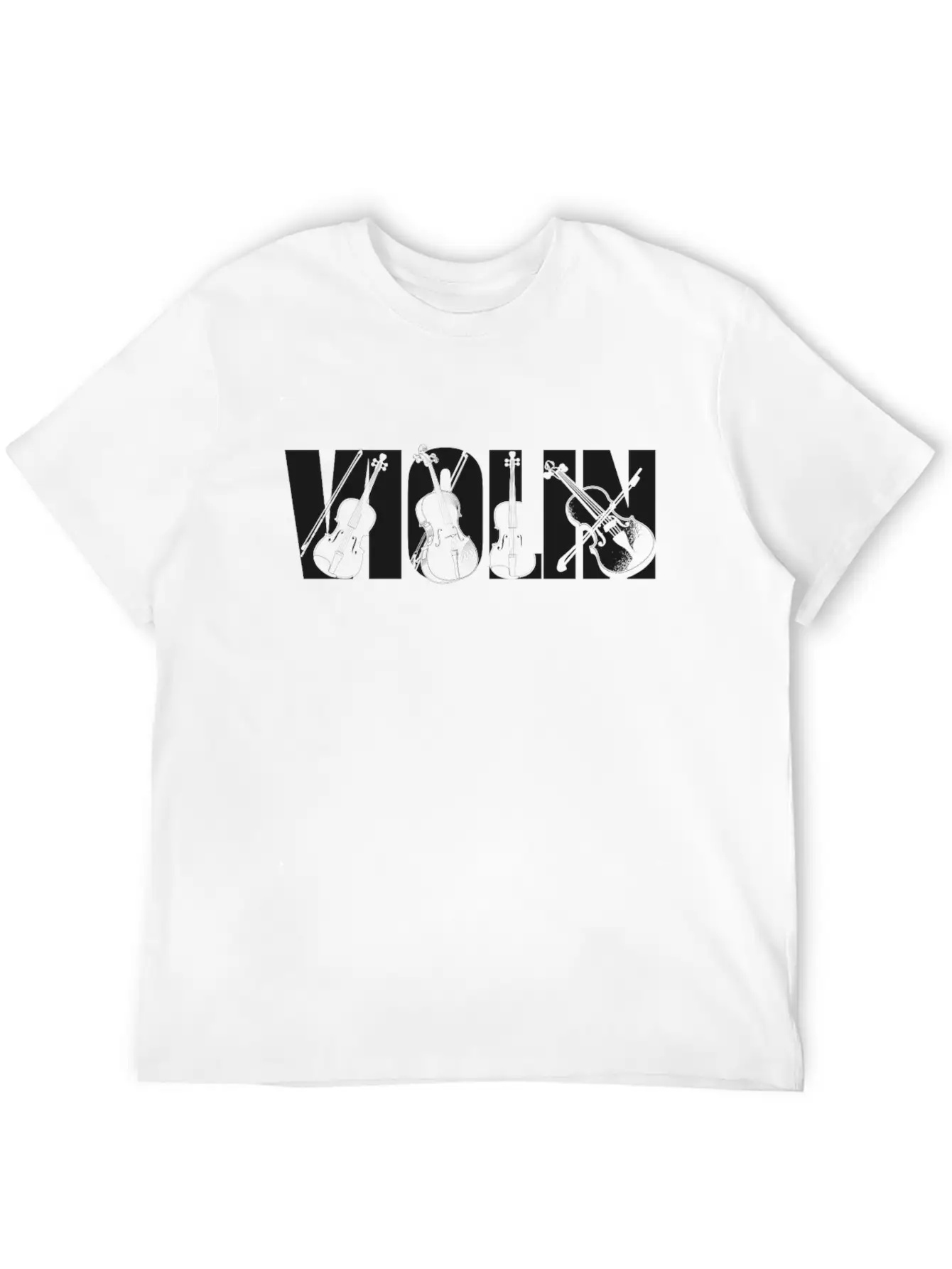 Violin Violinist Vintage Violin Unisex Casual T-Shirt – Clean Design For Daily Comfort