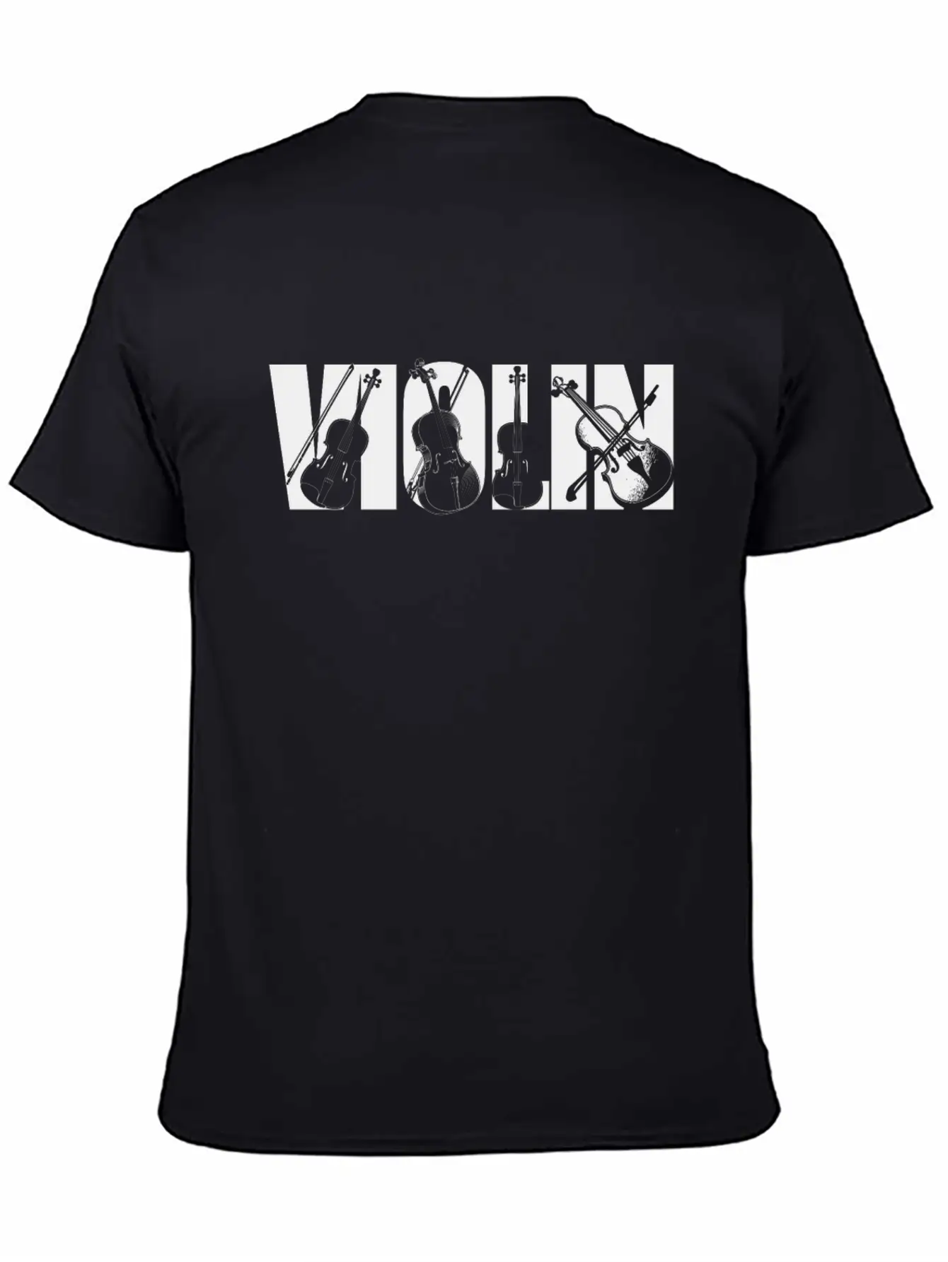 Violin Violinist Vintage Violin Unisex Casual T-Shirt – Clean Design For Daily Comfort