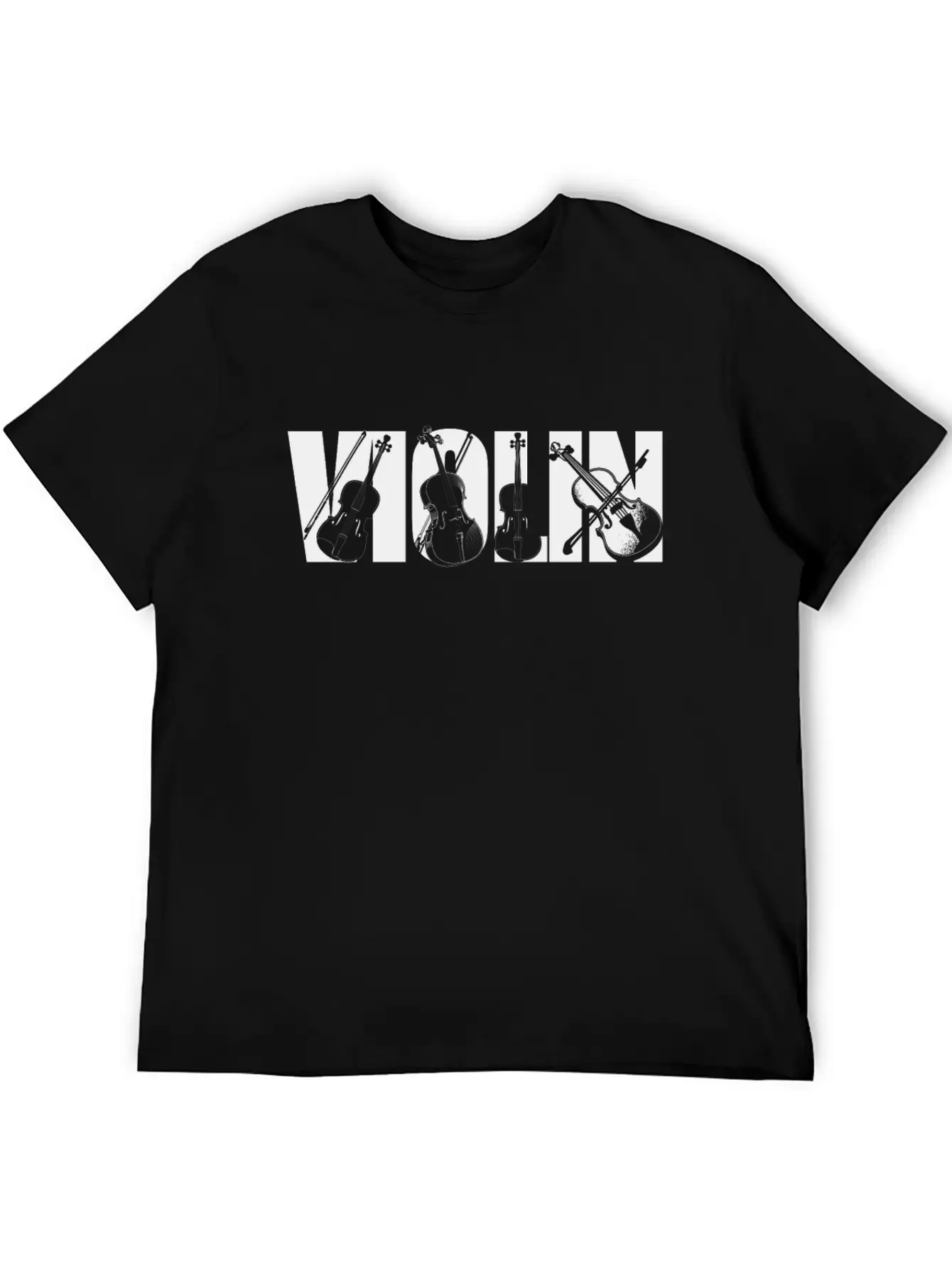 Violin Violinist Vintage Violin Unisex Casual T-Shirt – Clean Design For Daily Comfort