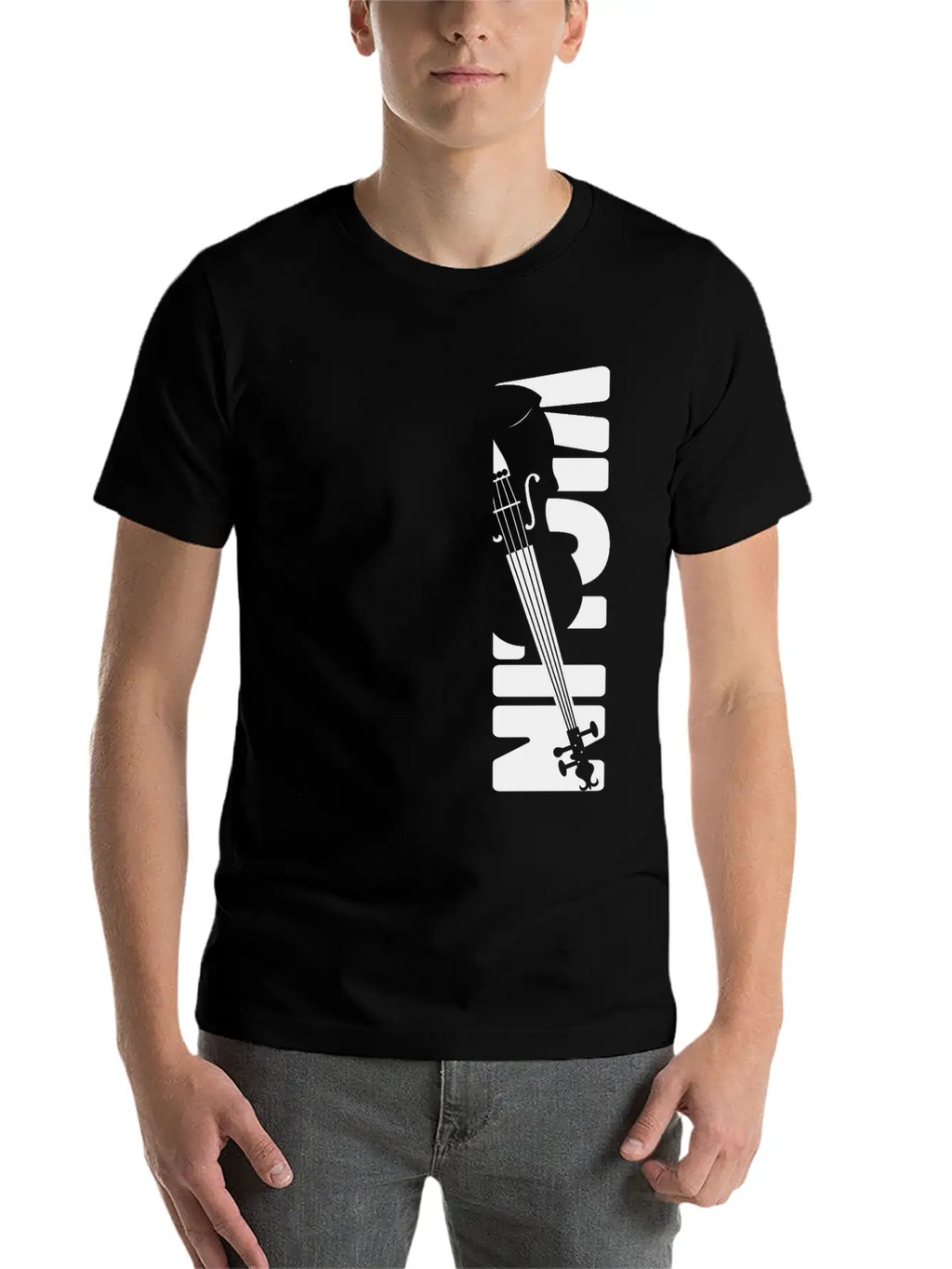 Violin Violinist Violin Unisex Short Sleeve Soft Cotton T-Shirt – Casual Everyday Wear
