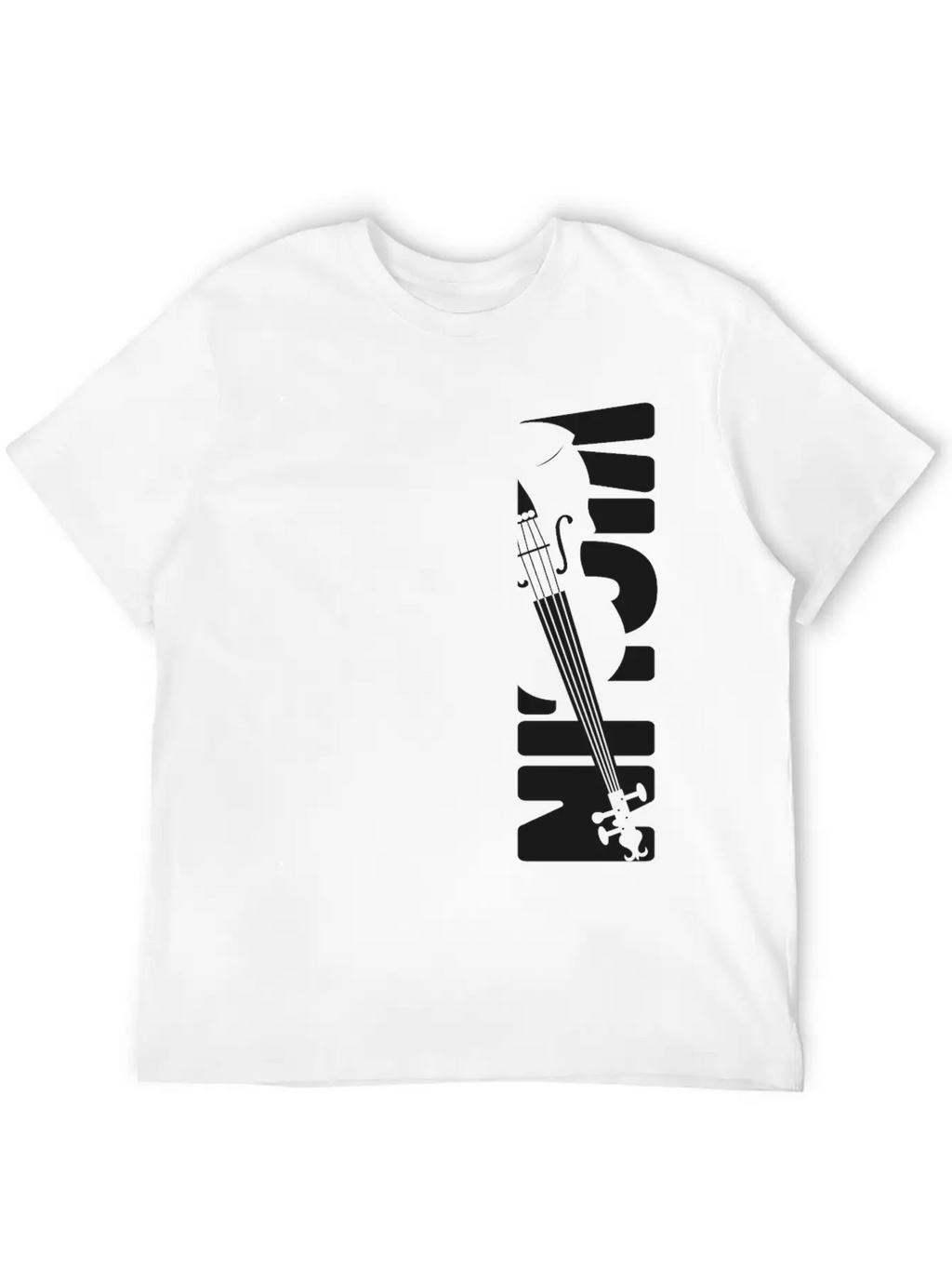Violin Violinist Violin Unisex Short Sleeve Soft Cotton T-Shirt – Casual Everyday Wear