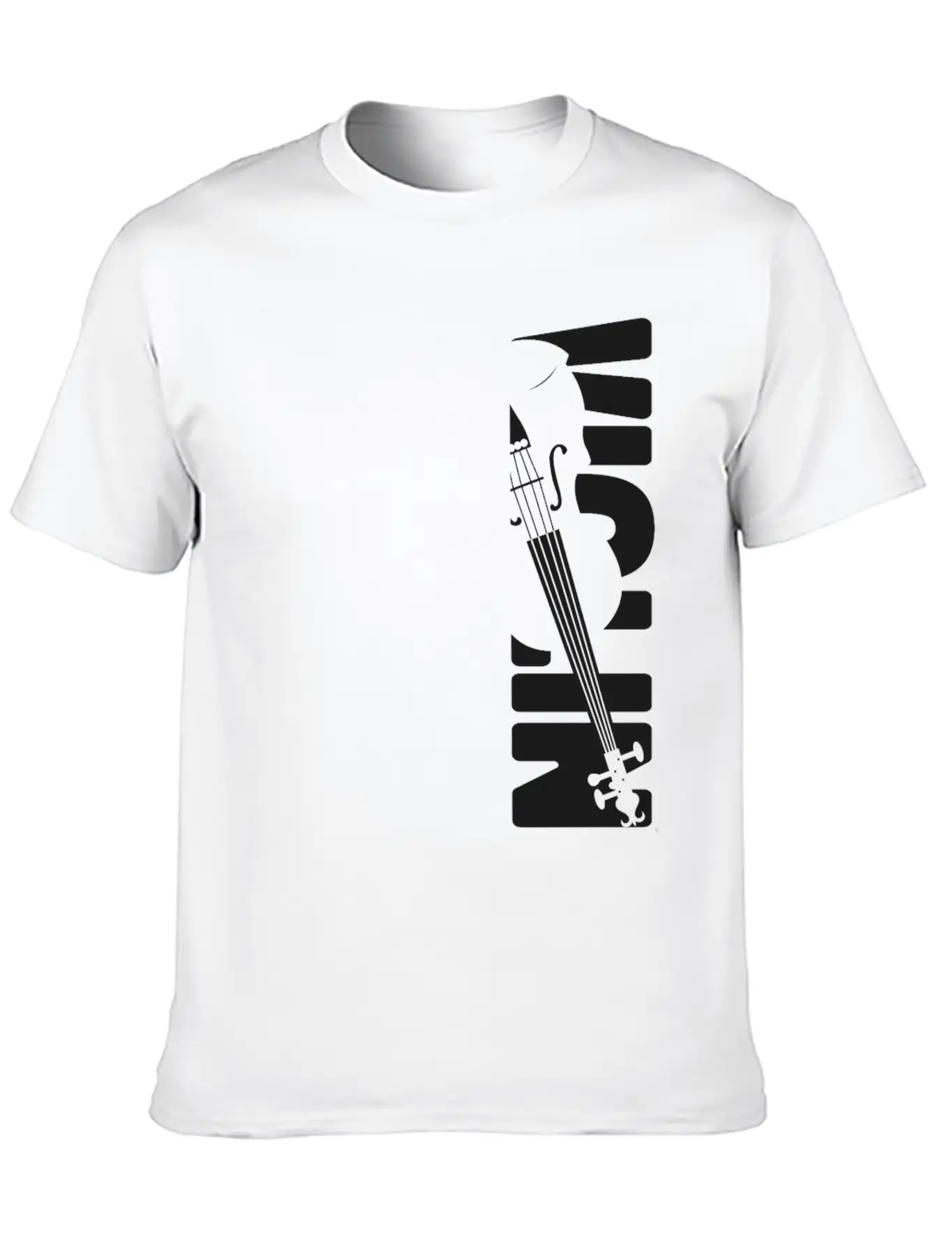 Violin Violinist Violin Unisex Short Sleeve Soft Cotton T-Shirt – Casual Everyday Wear