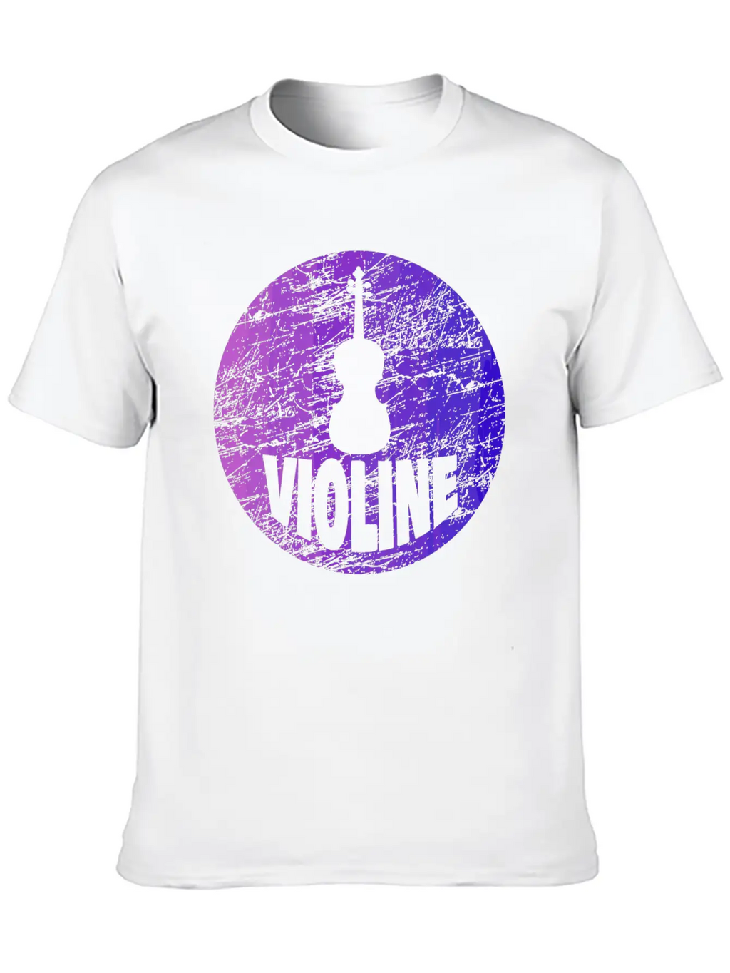 Violine Instrument Music Essential Cotton Tee For Daily Outfits – Unisex Style