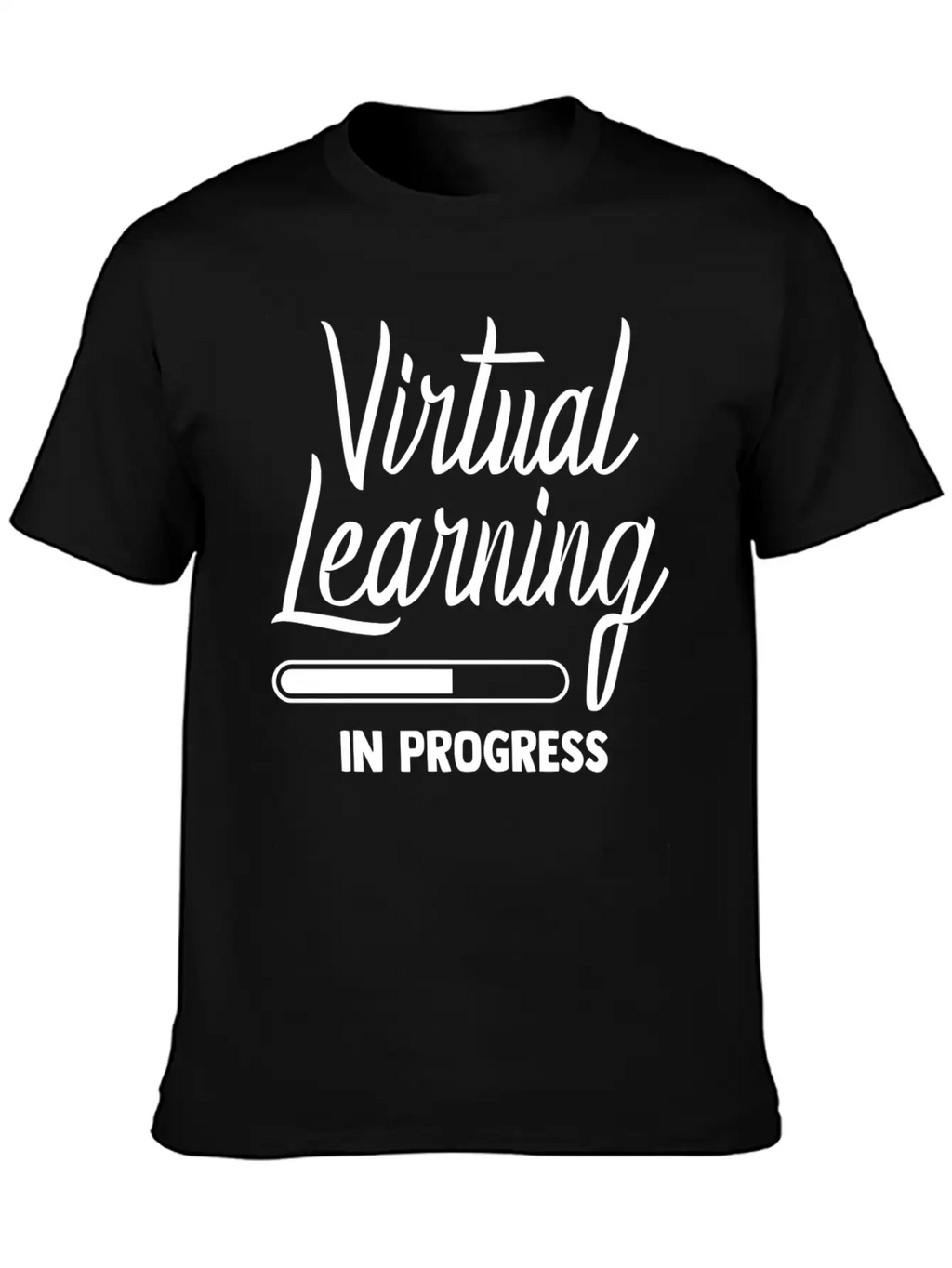 Virtual Learning In Progress Online Teacher Kids G Stylish Everyday T-Shirt – Unisex Basic Cotton Tee