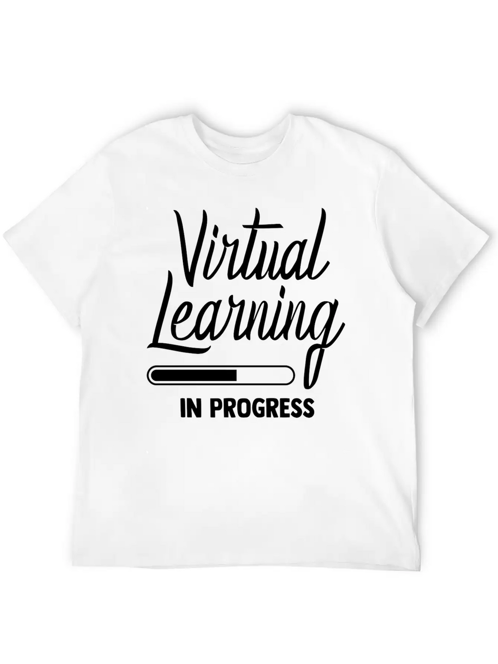 Virtual Learning In Progress Online Teacher Kids G Stylish Everyday T-Shirt – Unisex Basic Cotton Tee