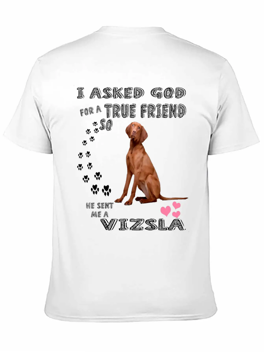 Vizsla Gifts Dog Outfits For Vizsla Mom Dad Mum, C Unisex Casual T-Shirt – Clean Design For Daily Comfort