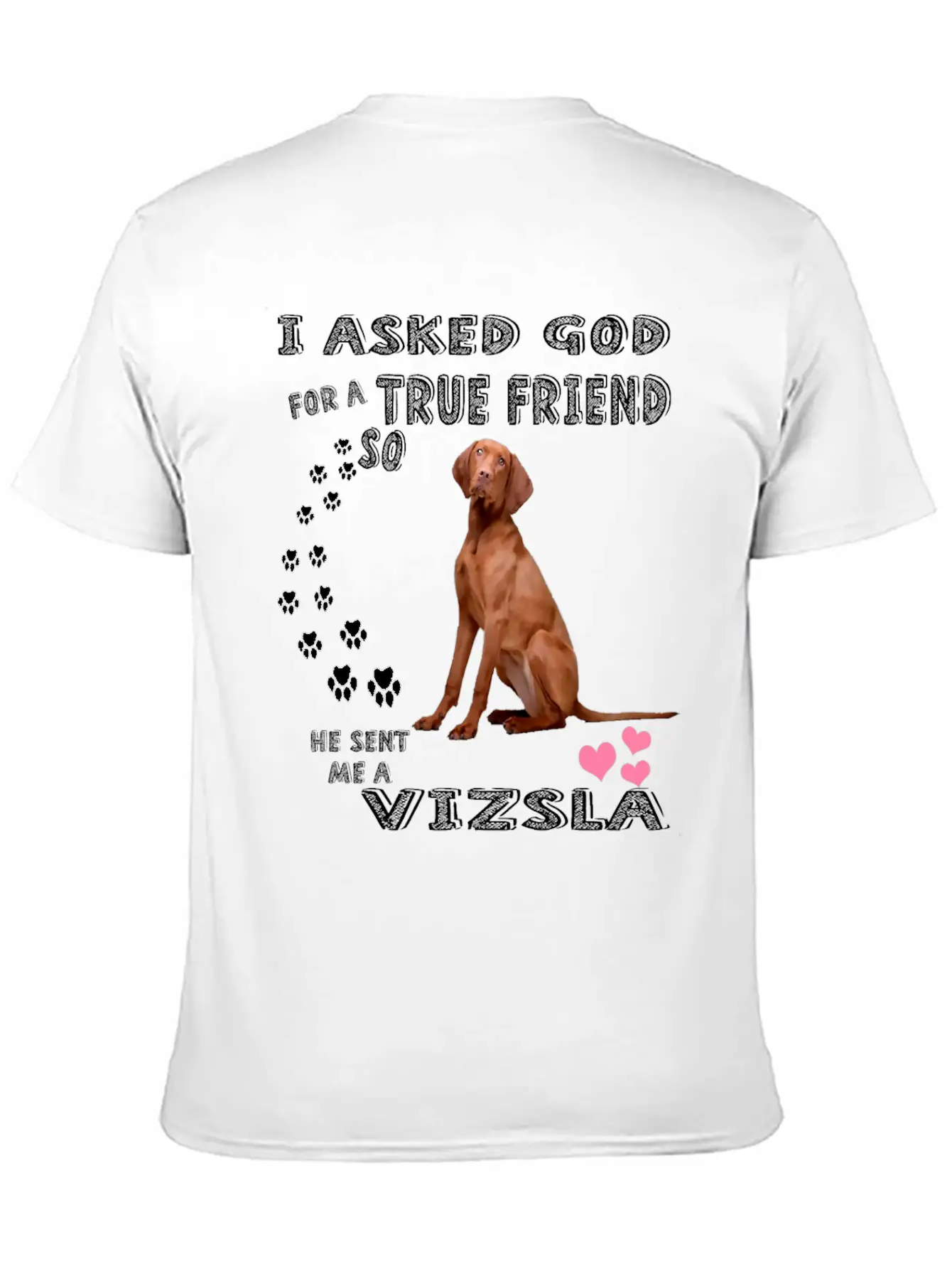 Vizsla Gifts Dog Outfits For Vizsla Mom Dad Mum, C Unisex Casual T-Shirt – Clean Design For Daily Comfort