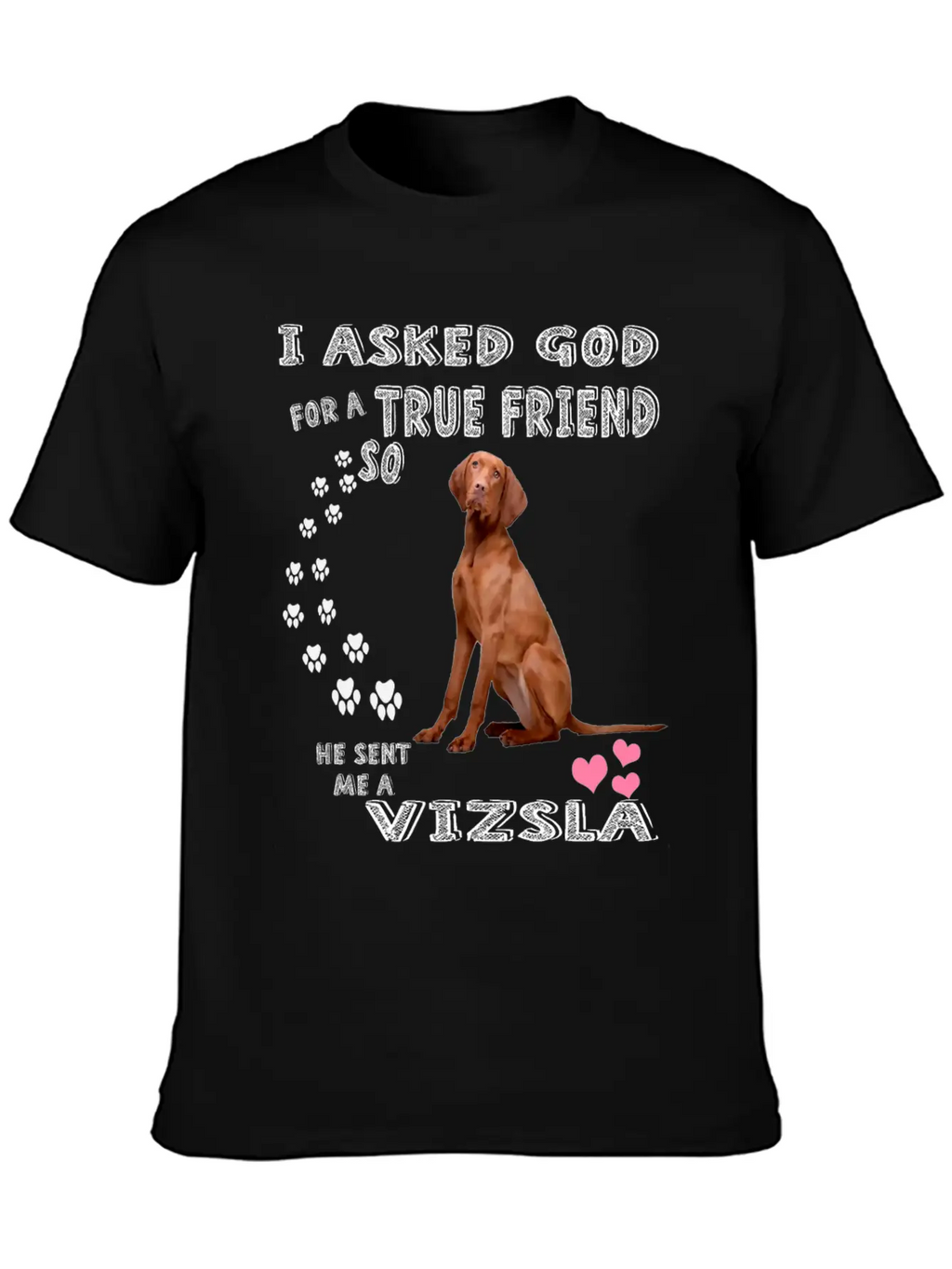 Vizsla Gifts Dog Outfits For Vizsla Mom Dad Mum, C Unisex Casual T-Shirt – Clean Design For Daily Comfort