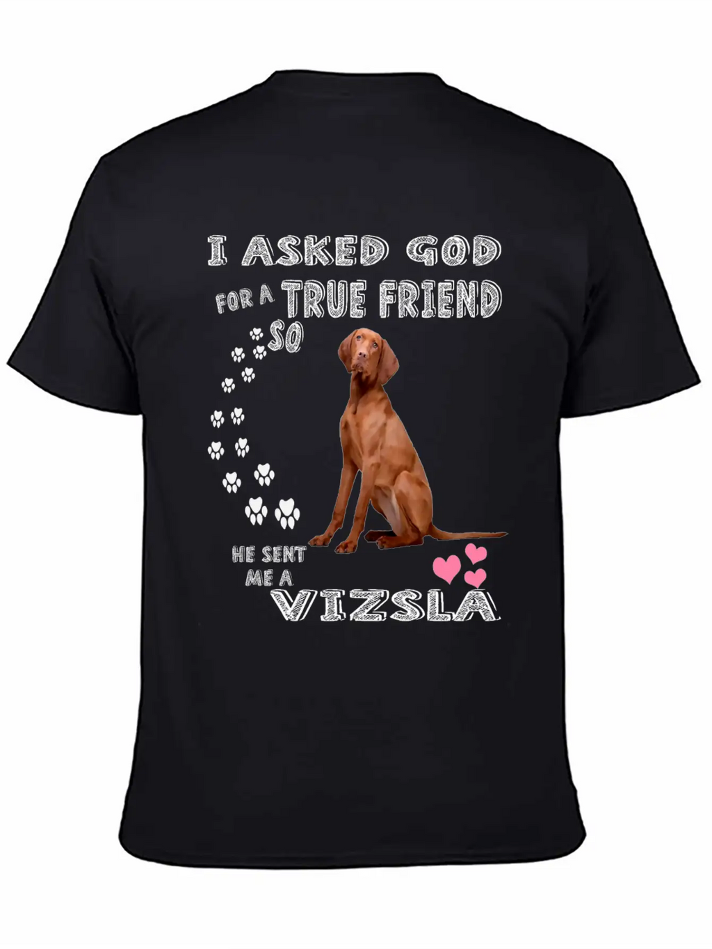 Vizsla Gifts Dog Outfits For Vizsla Mom Dad Mum, C Unisex Casual T-Shirt – Clean Design For Daily Comfort