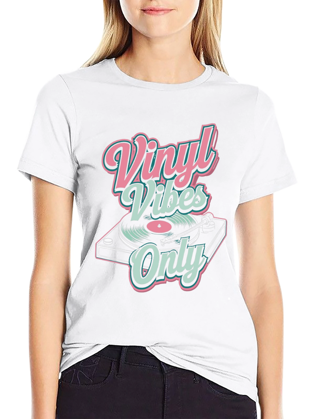Vinyl Vibes Only Graphic Tee