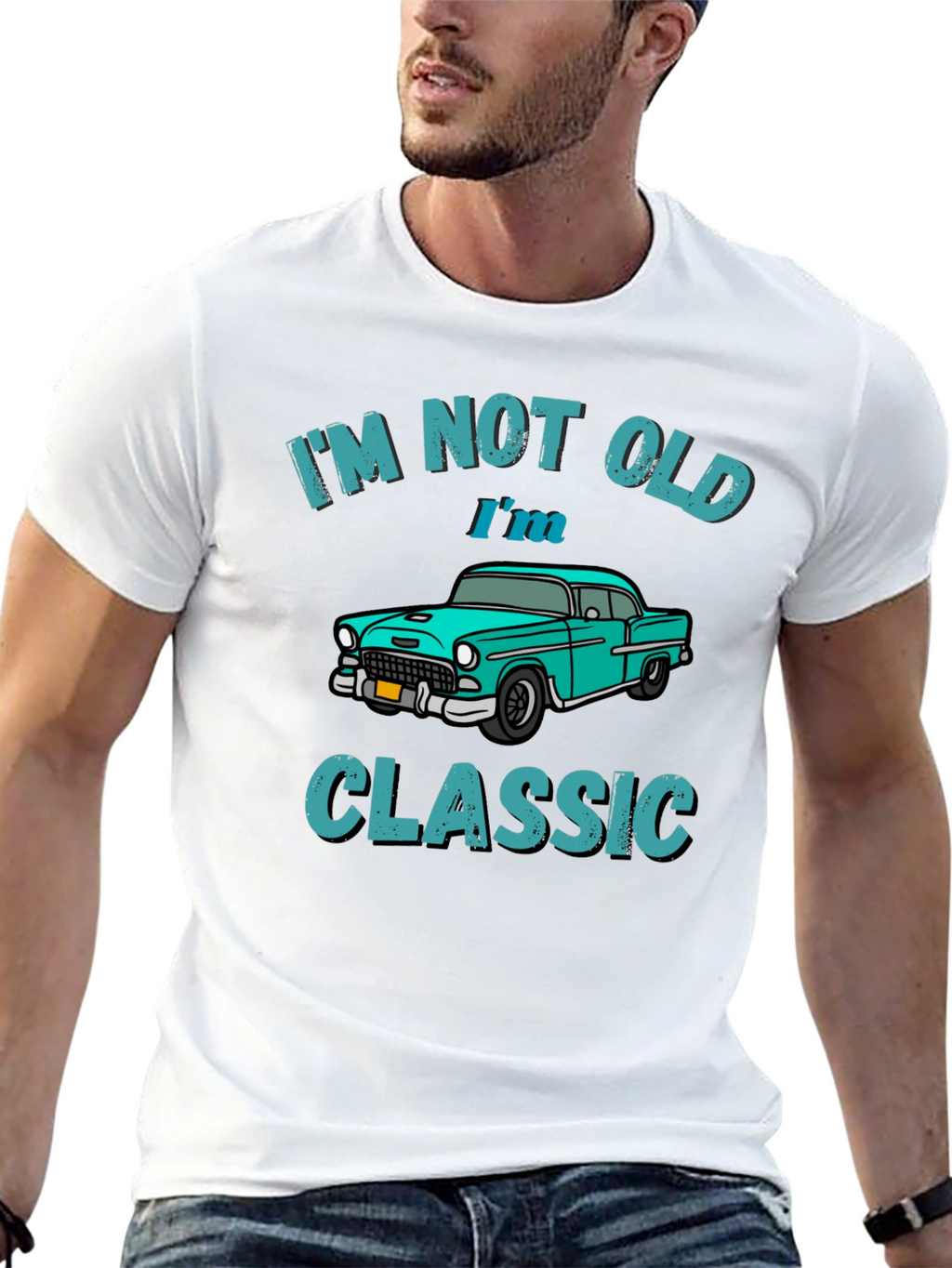 Im Not Old Im Classic Car Graphic T-Shirt