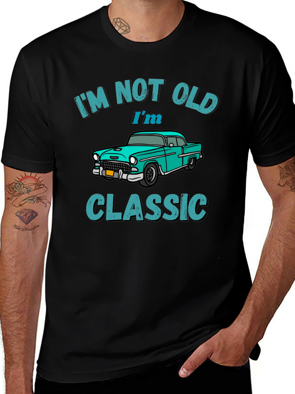 Im Not Old Im Classic Car Graphic T-Shirt