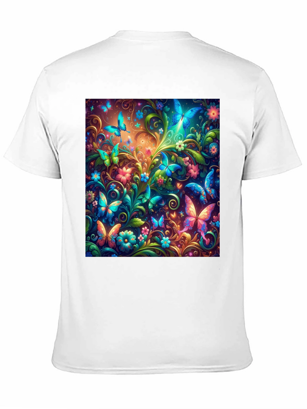 Butterfly Garden T-Shirt - Vibrant Graphic Tee