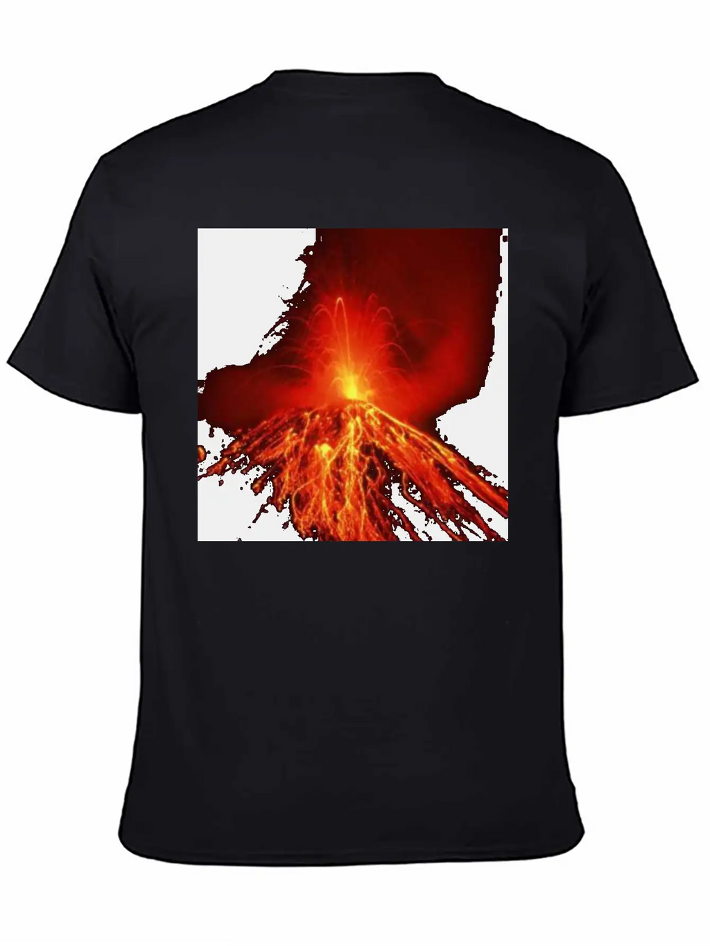 Volcano Casual Graphic T-Shirt – Simple And Comfortable Daily Wear