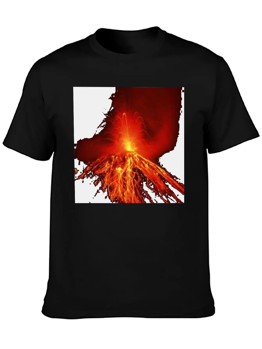 Volcano Casual Graphic T-Shirt – Simple And Comfortable Daily Wear