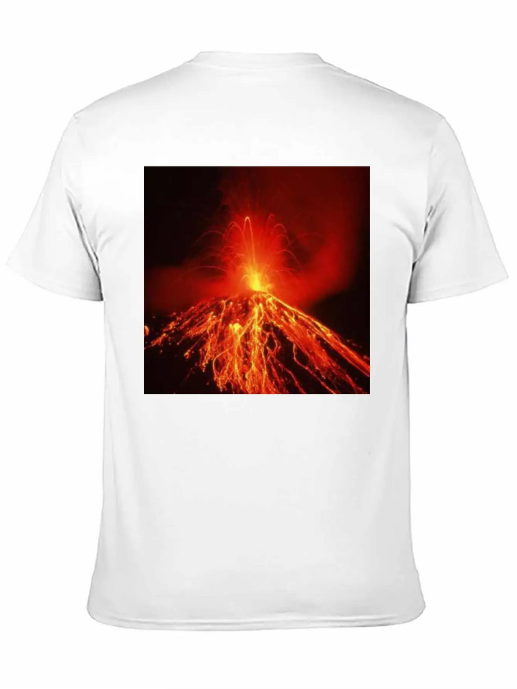 Volcano Casual Graphic T-Shirt – Simple And Comfortable Daily Wear