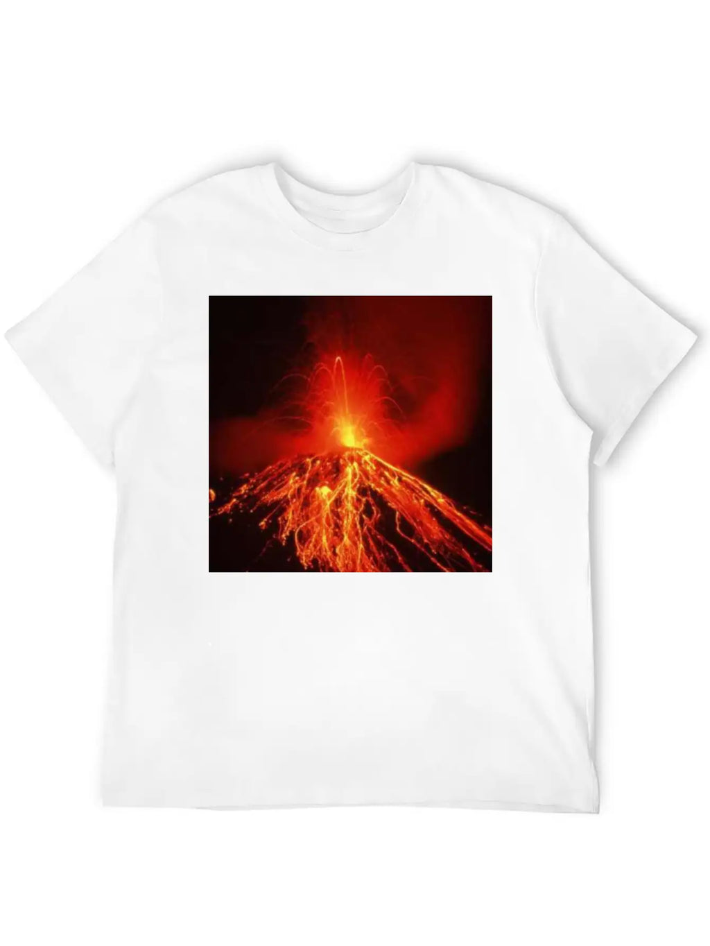 Volcano Casual Graphic T-Shirt – Simple And Comfortable Daily Wear