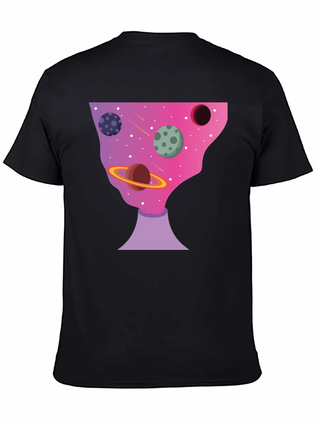 Volcano Galaxy Breathable Soft Cotton T-Shirt – Timeless Casual Look