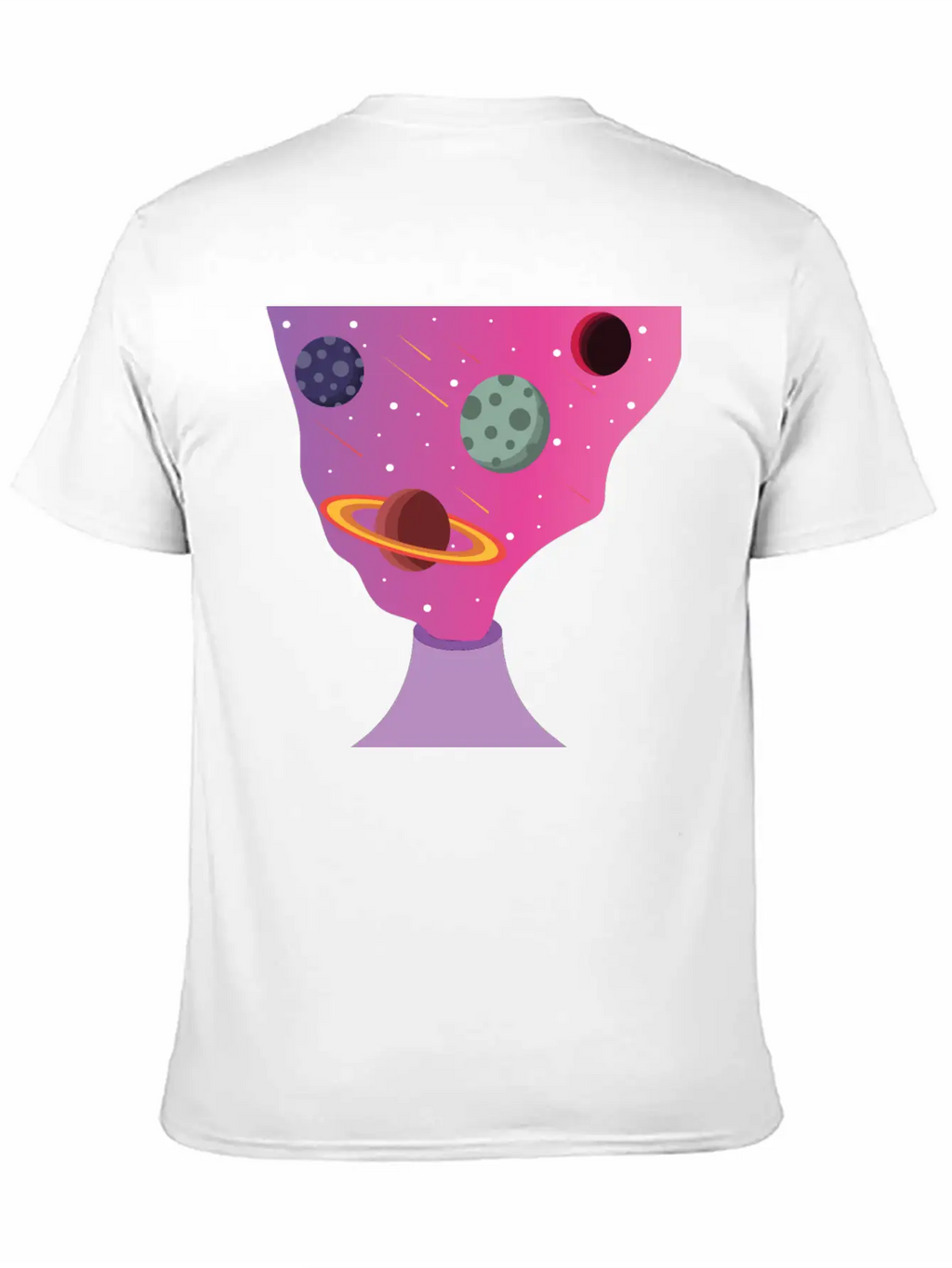 Volcano Galaxy Breathable Soft Cotton T-Shirt – Timeless Casual Look
